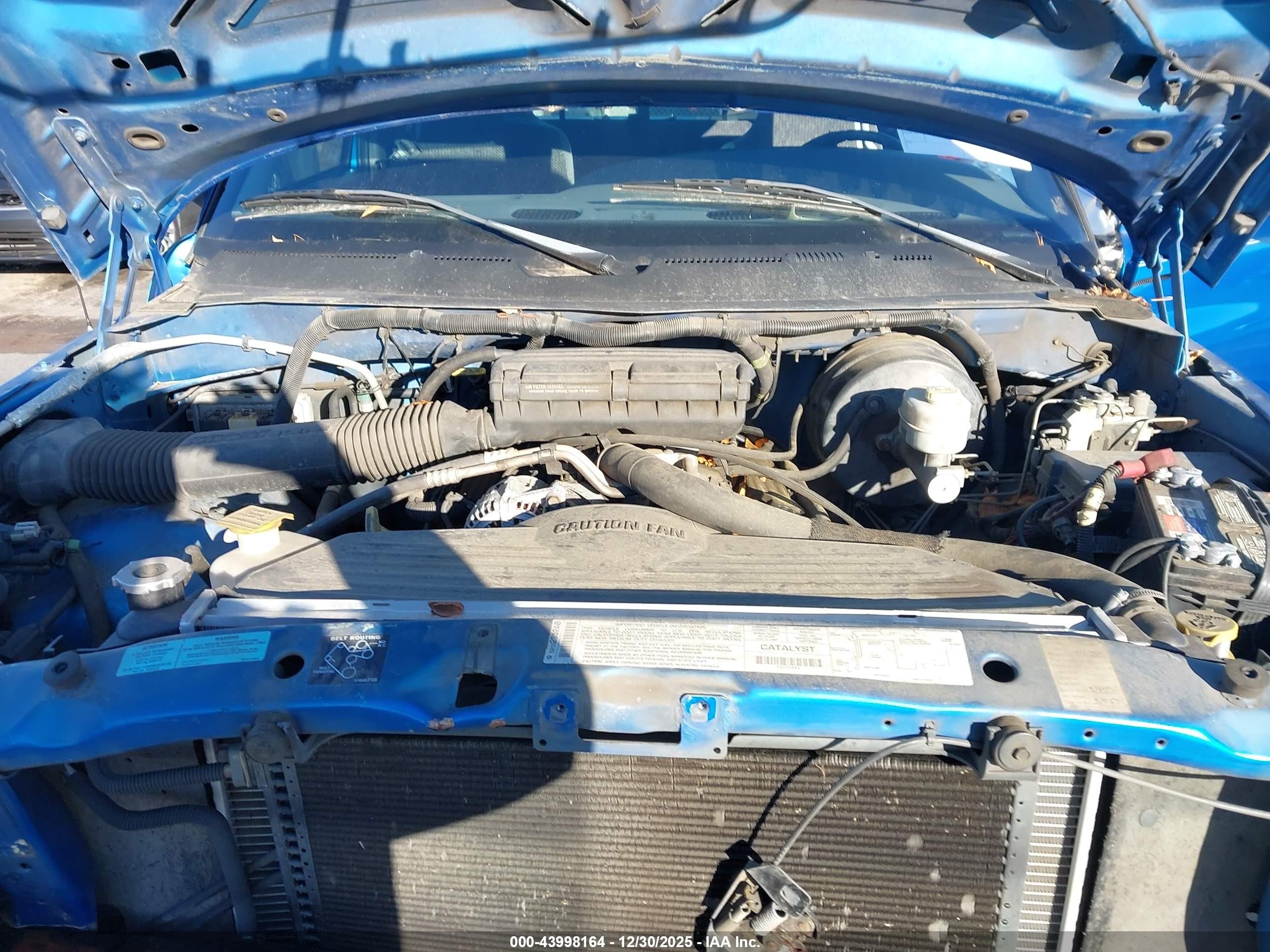 2001 Dodge Ram 1500 St Blue vin: 3B7HC13Y11G723080