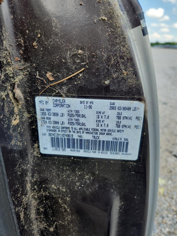 1997 Dodge Ram 1500 Two Tone vin: 3B7HC13Y1VG749619