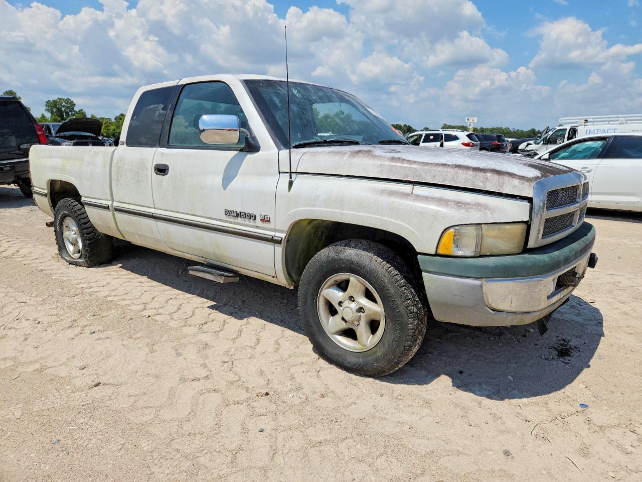 1997 Dodge Ram 1500 White vin: 3B7HC13Y1VG760779