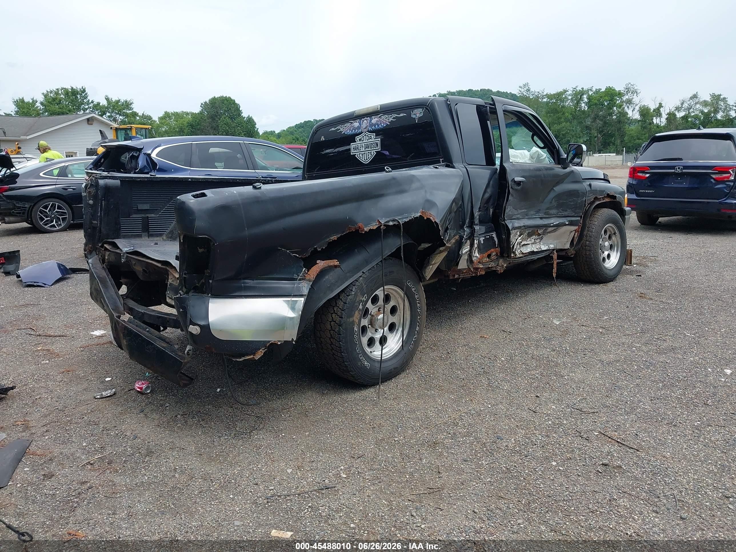 1998 Dodge Ram 1500 St Черный vin: 3B7HC13Y2WG177963