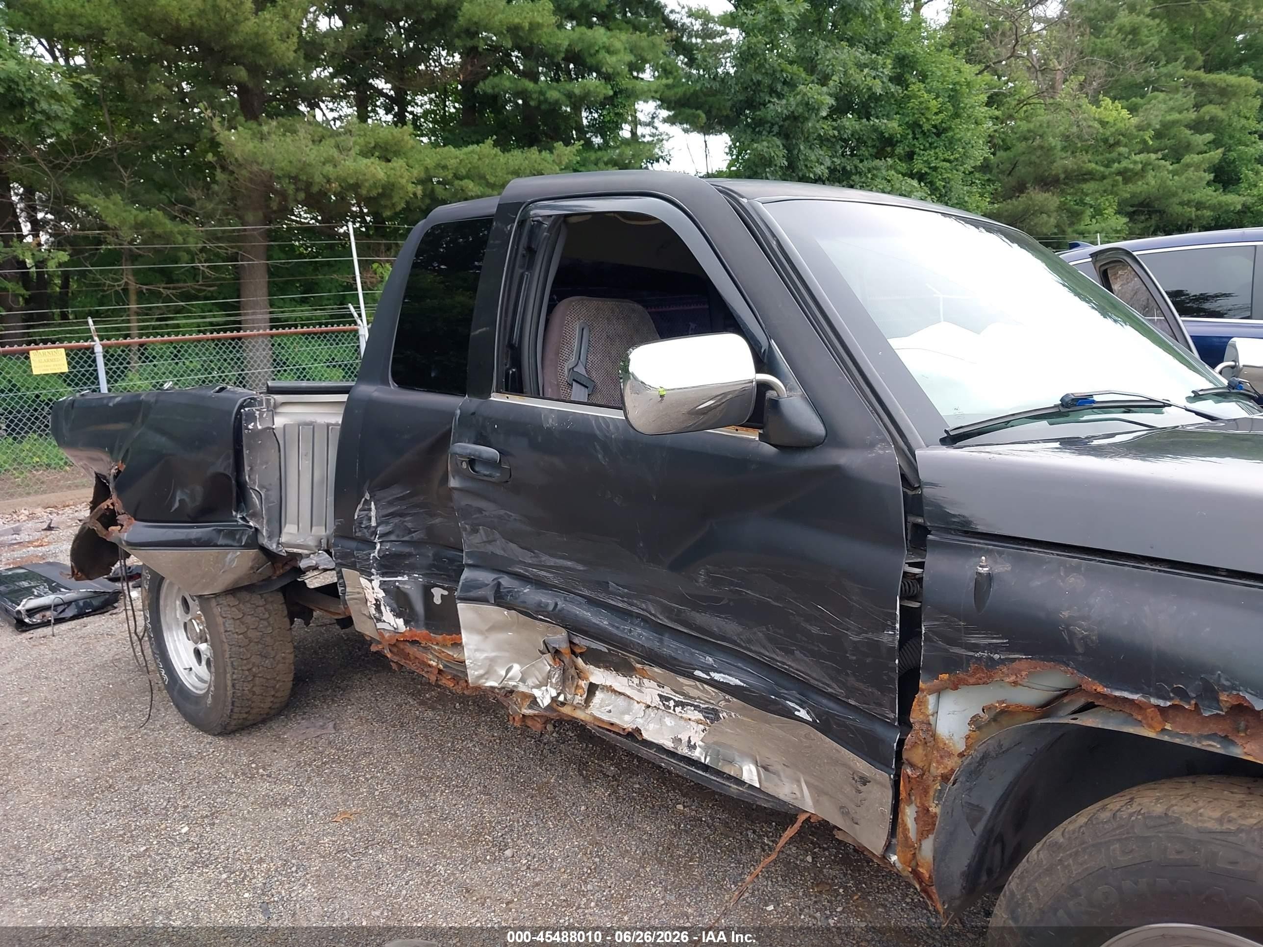 1998 Dodge Ram 1500 St Черный vin: 3B7HC13Y2WG177963