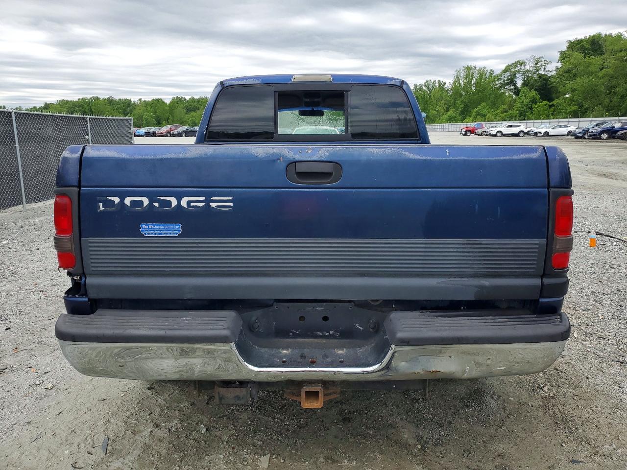 2000 Dodge Ram 1500 Blue vin: 3B7HC13Y2YG102683