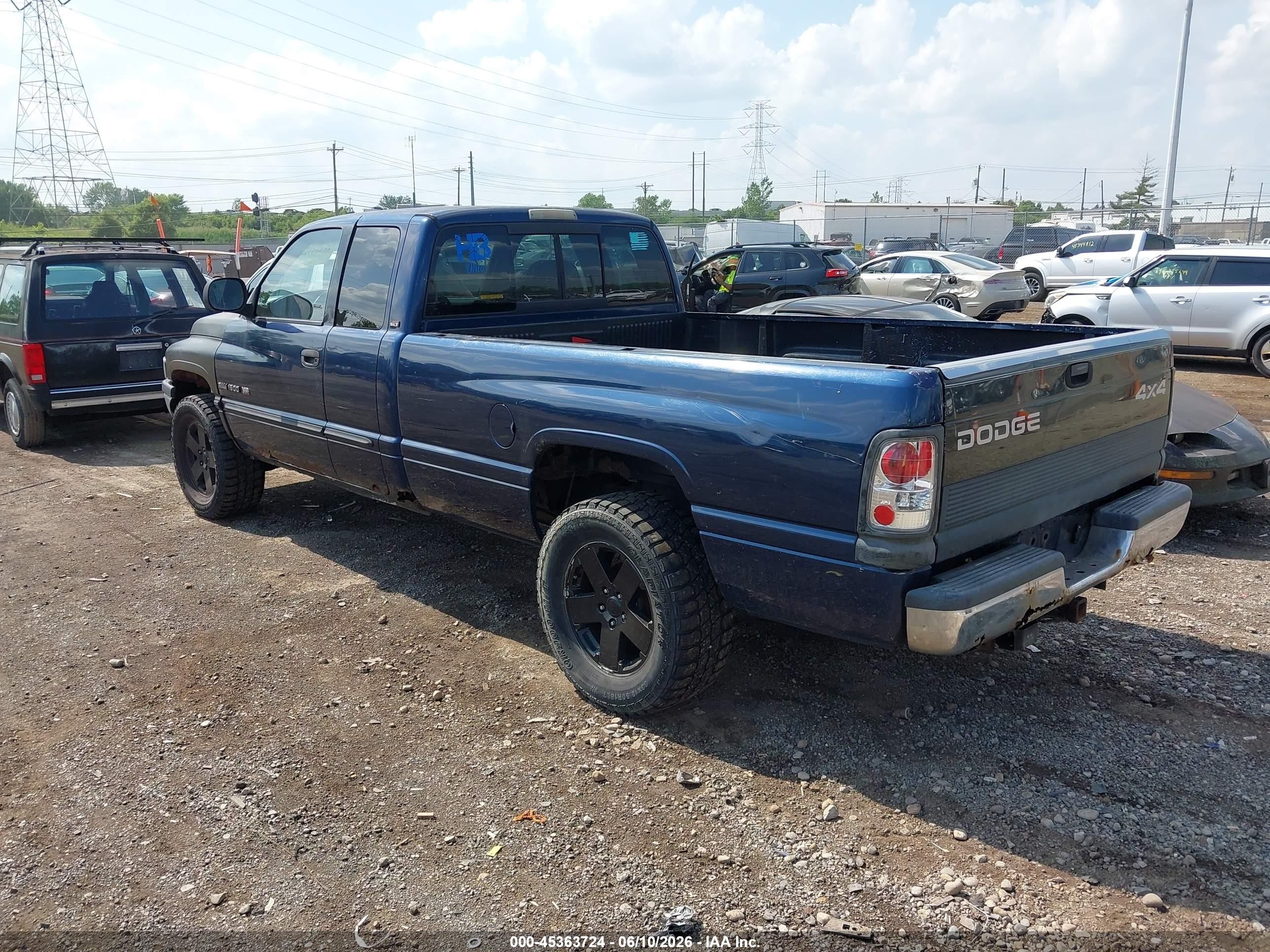 2001 Dodge Ram 1500 St Синий vin: 3B7HC13Y31G783295