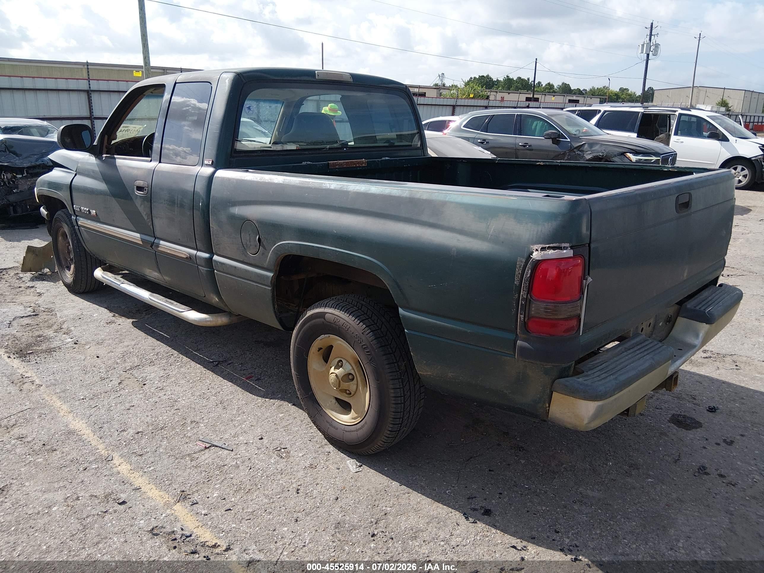 2001 Dodge Ram 1500 St Green vin: 3B7HC13Y31M548543