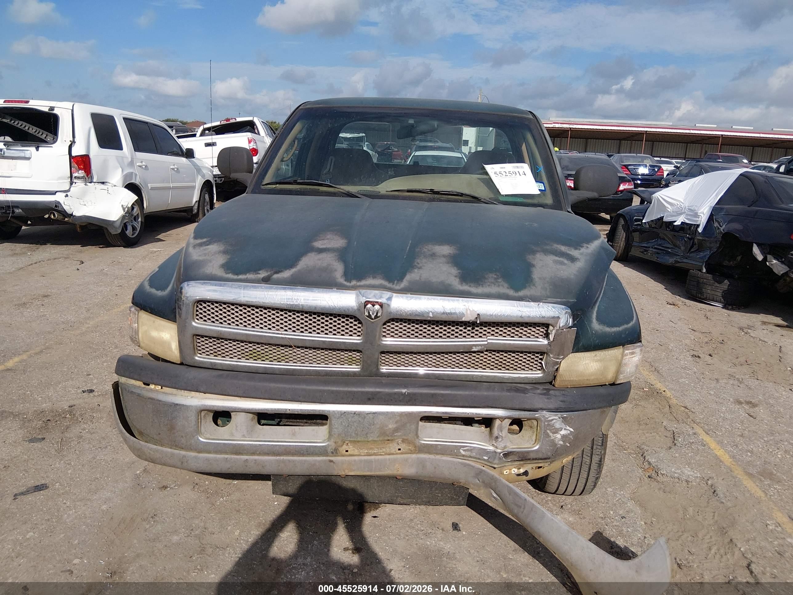 2001 Dodge Ram 1500 St Green vin: 3B7HC13Y31M548543