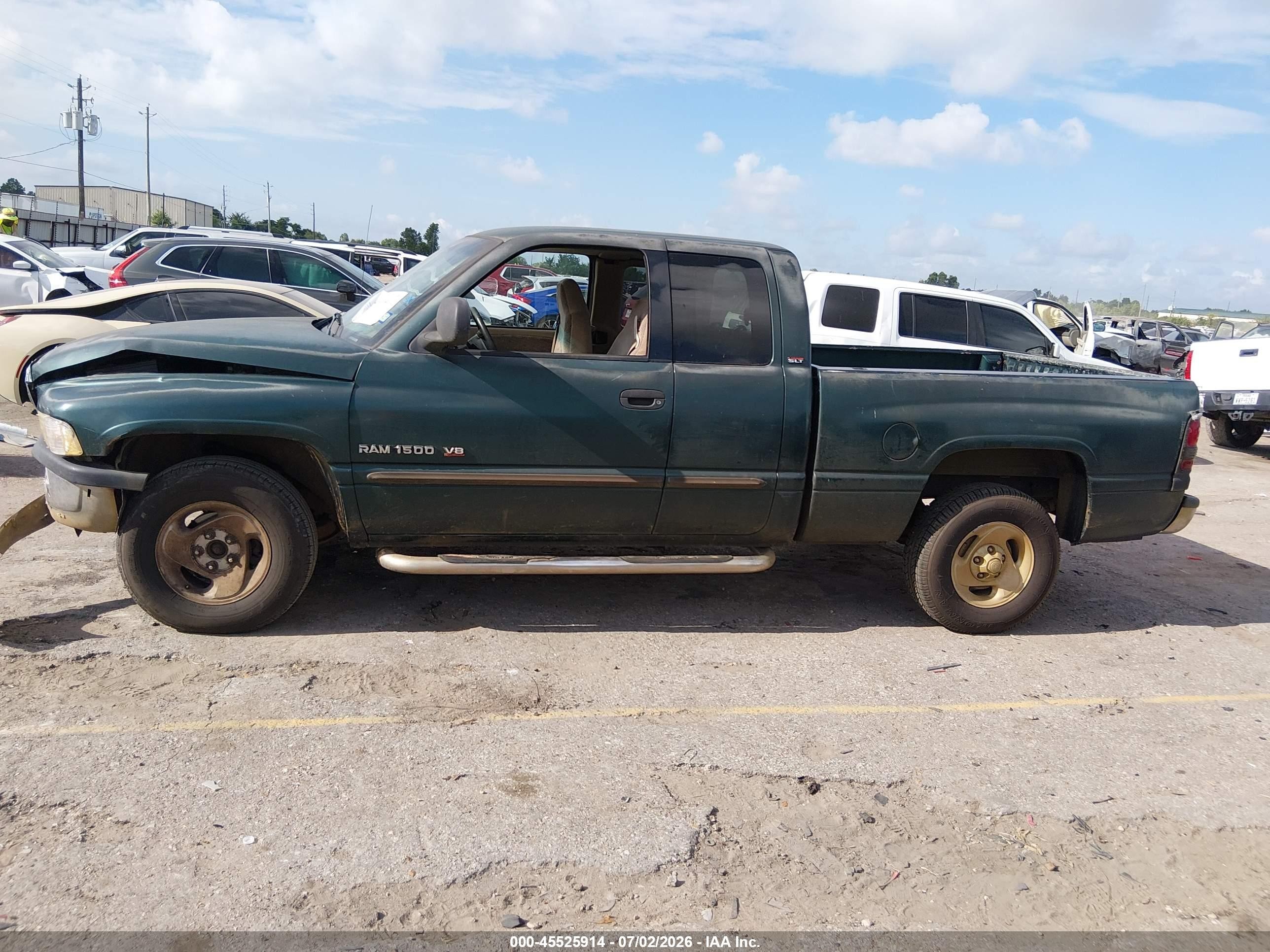 2001 Dodge Ram 1500 St Green vin: 3B7HC13Y31M548543