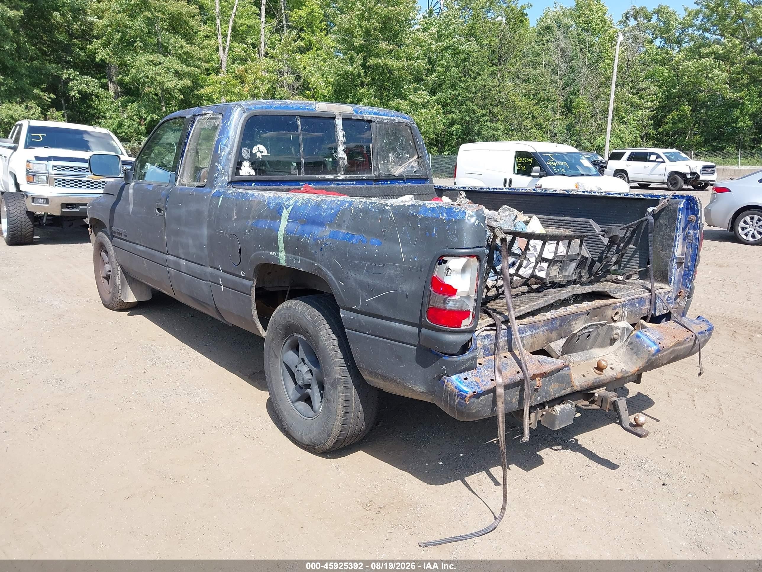 1997 Dodge Ram 1500 St Blue vin: 3B7HC13Y4VG802992