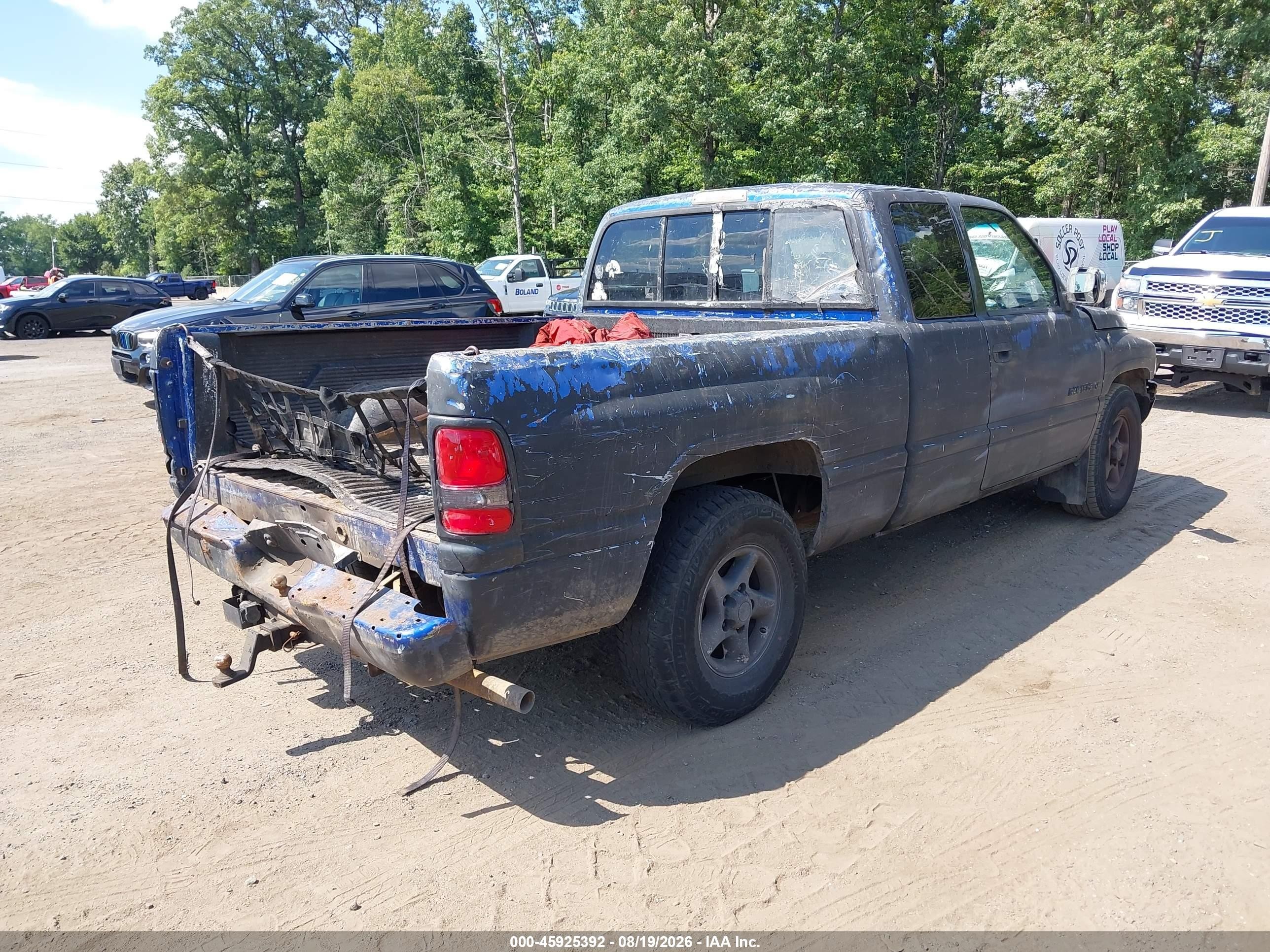 1997 Dodge Ram 1500 St Blue vin: 3B7HC13Y4VG802992