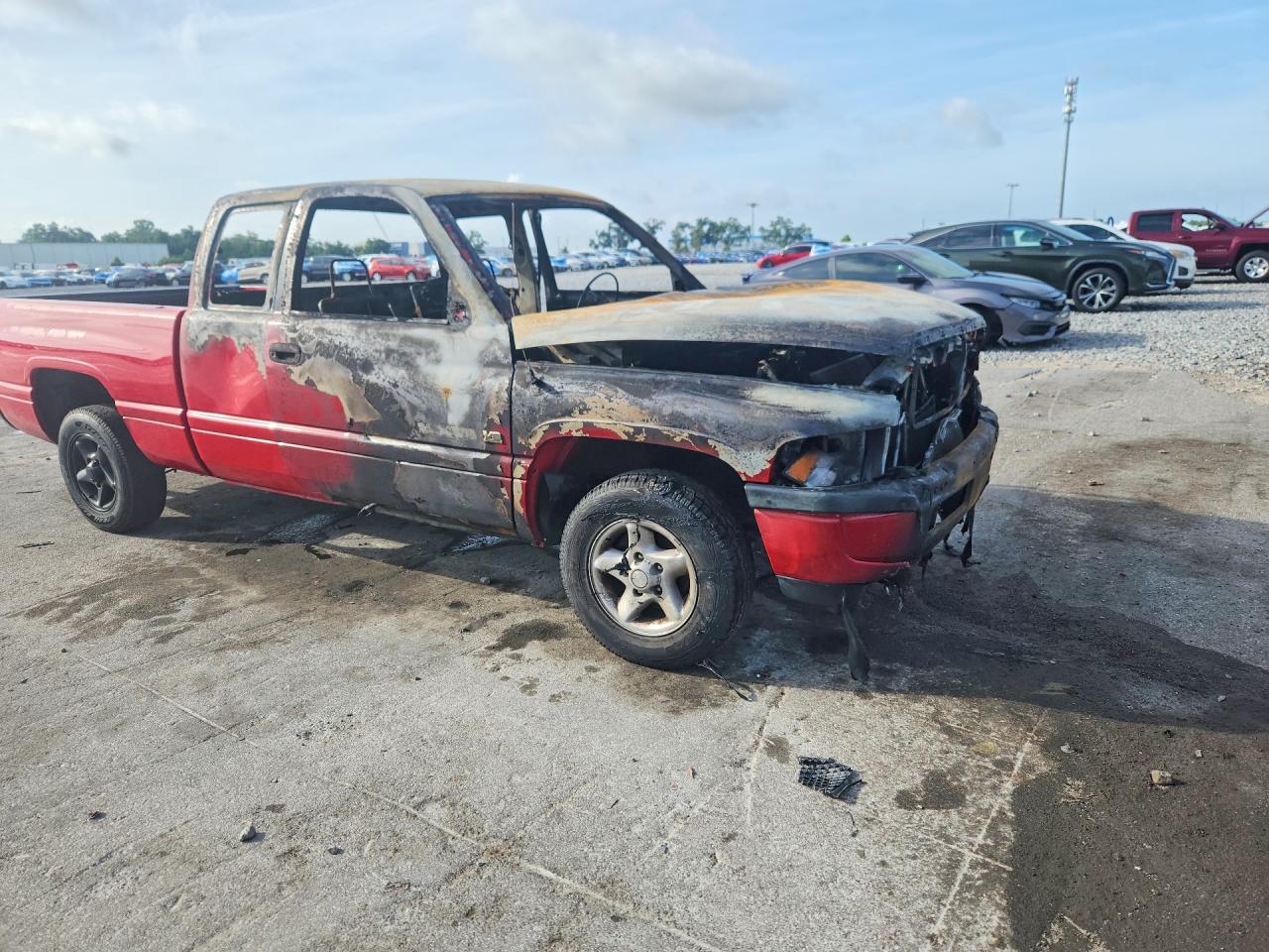 1997 Dodge Ram 1500 Red vin: 3B7HC13Y5VG764897