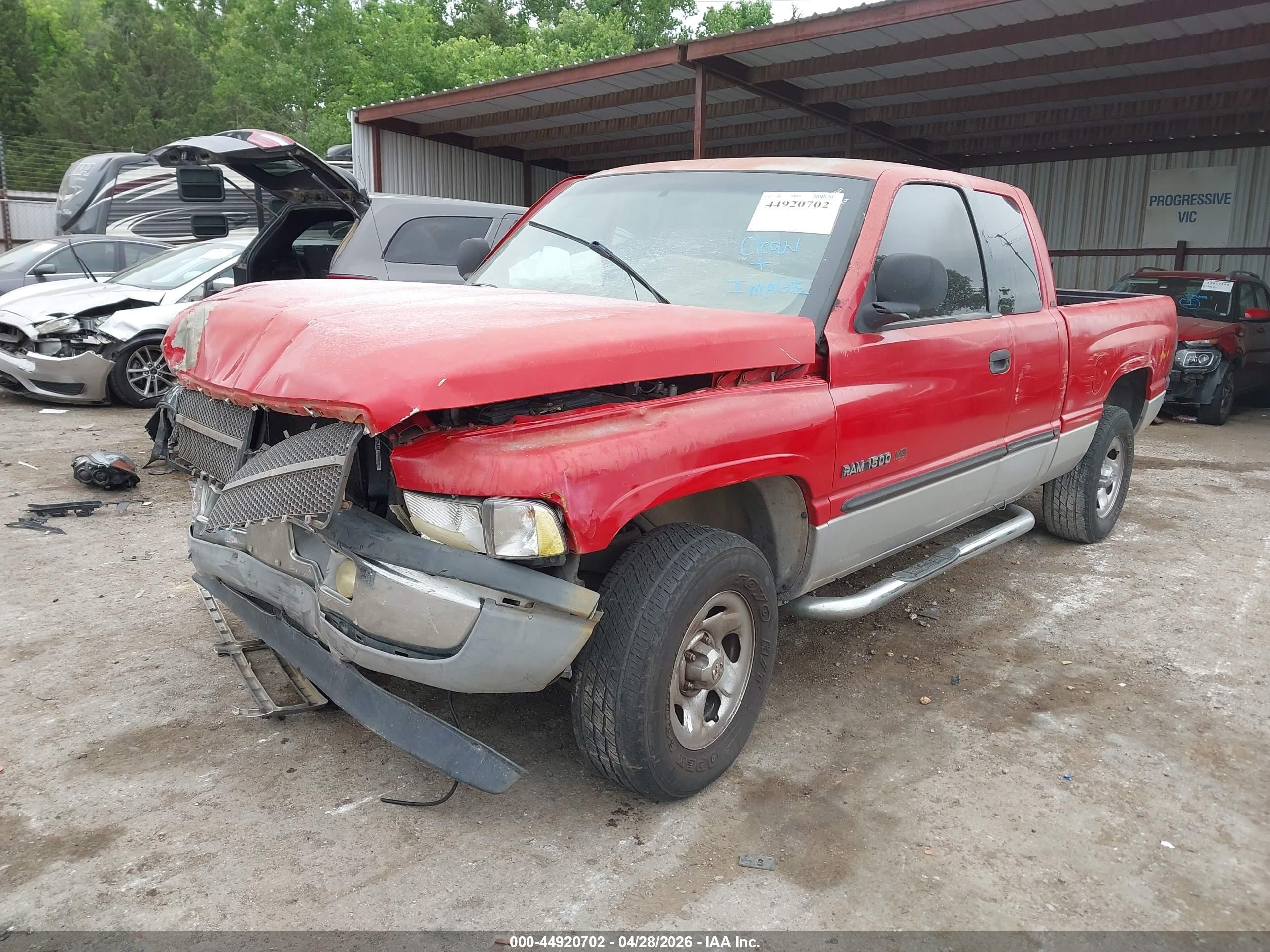2001 Dodge Ram 1500 St Red vin: 3B7HC13Y71M250058