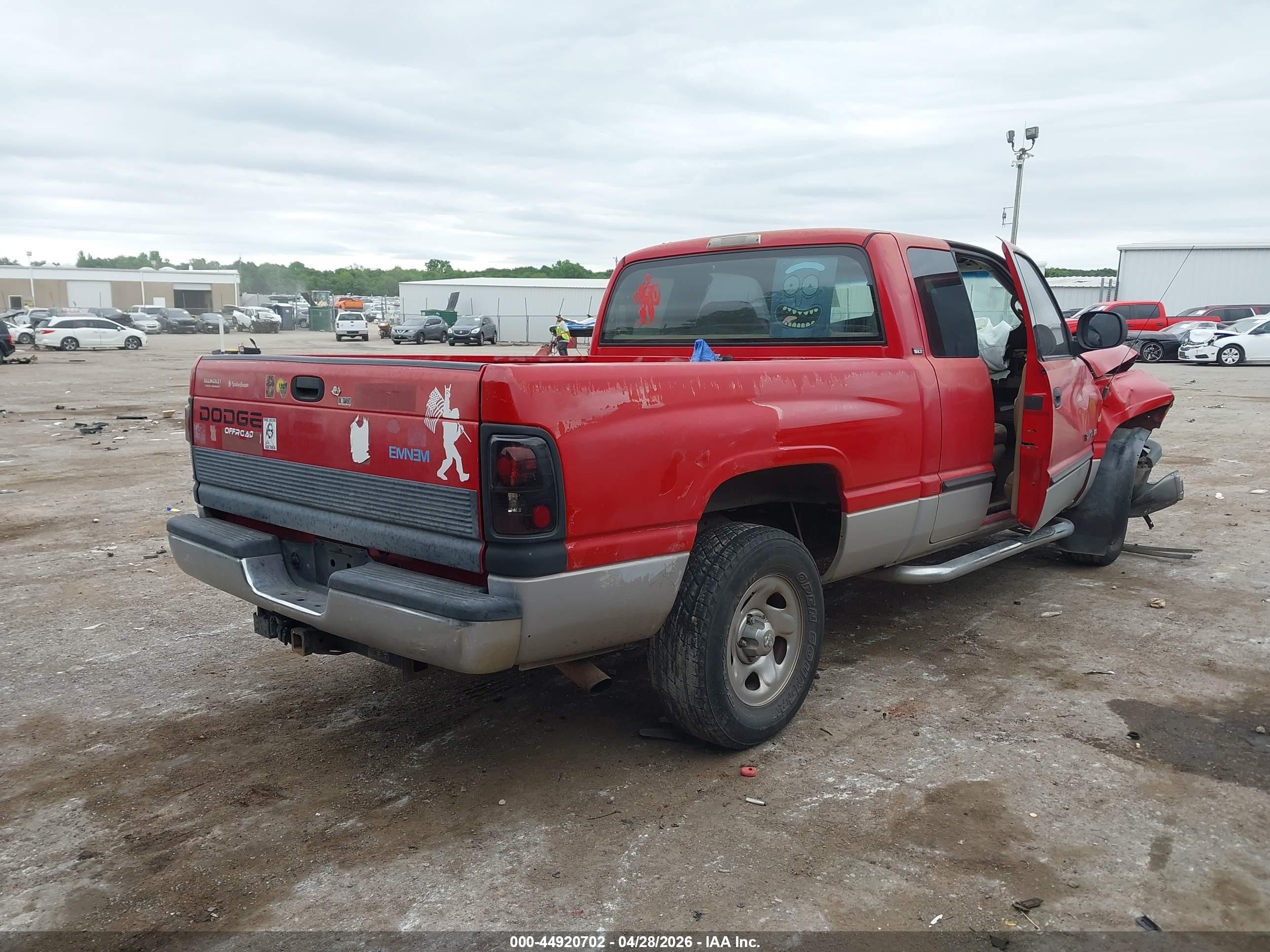 2001 Dodge Ram 1500 St Red vin: 3B7HC13Y71M250058