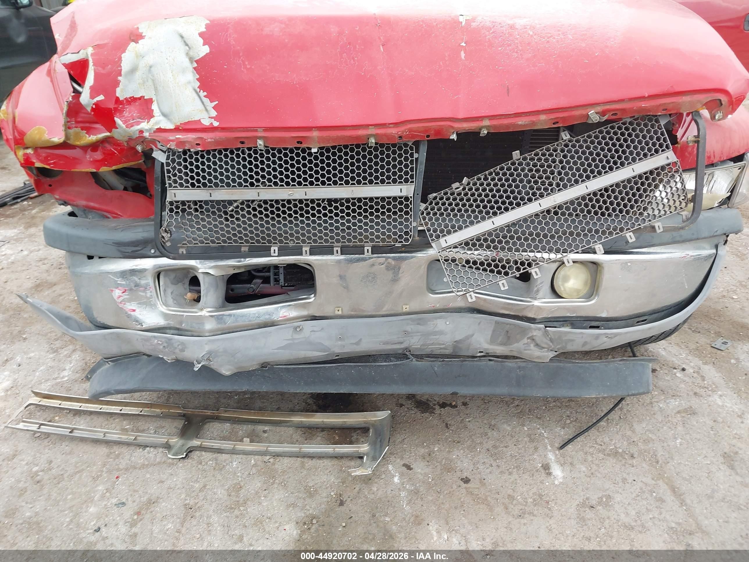 2001 Dodge Ram 1500 St Red vin: 3B7HC13Y71M250058