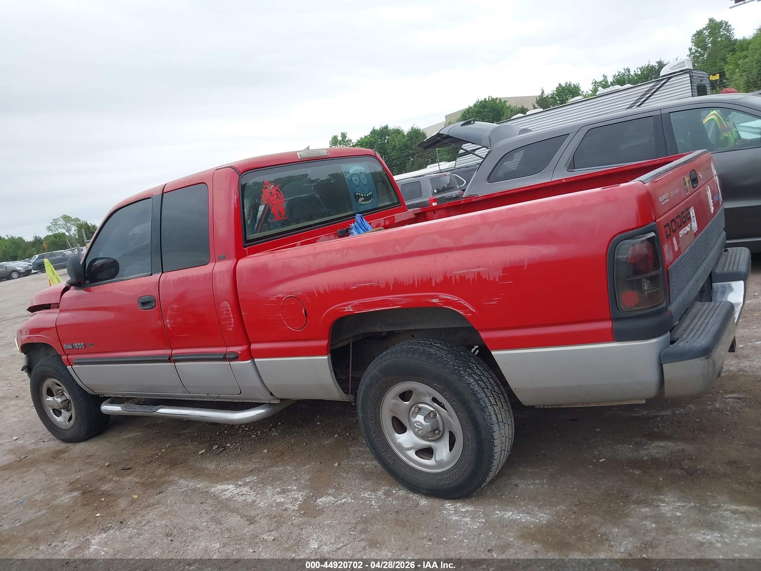 2001 Dodge Ram 1500 St Red vin: 3B7HC13Y71M250058