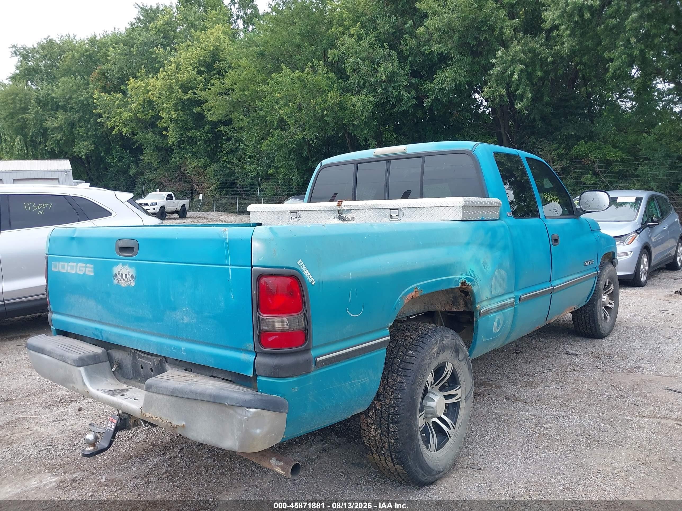 1997 Dodge Ram 1500 St Teal vin: 3B7HC13Y7VG726829