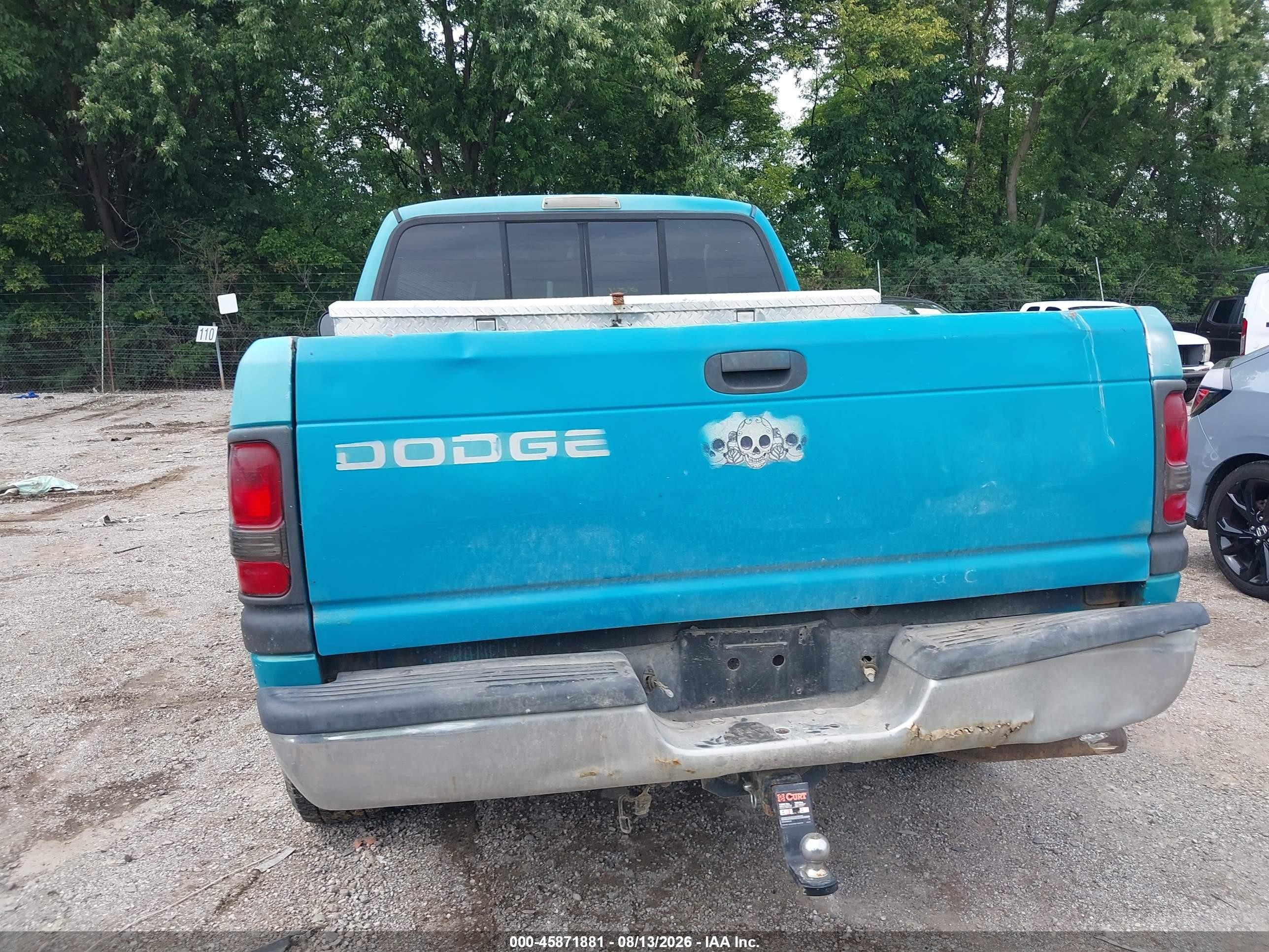 1997 Dodge Ram 1500 St Teal vin: 3B7HC13Y7VG726829