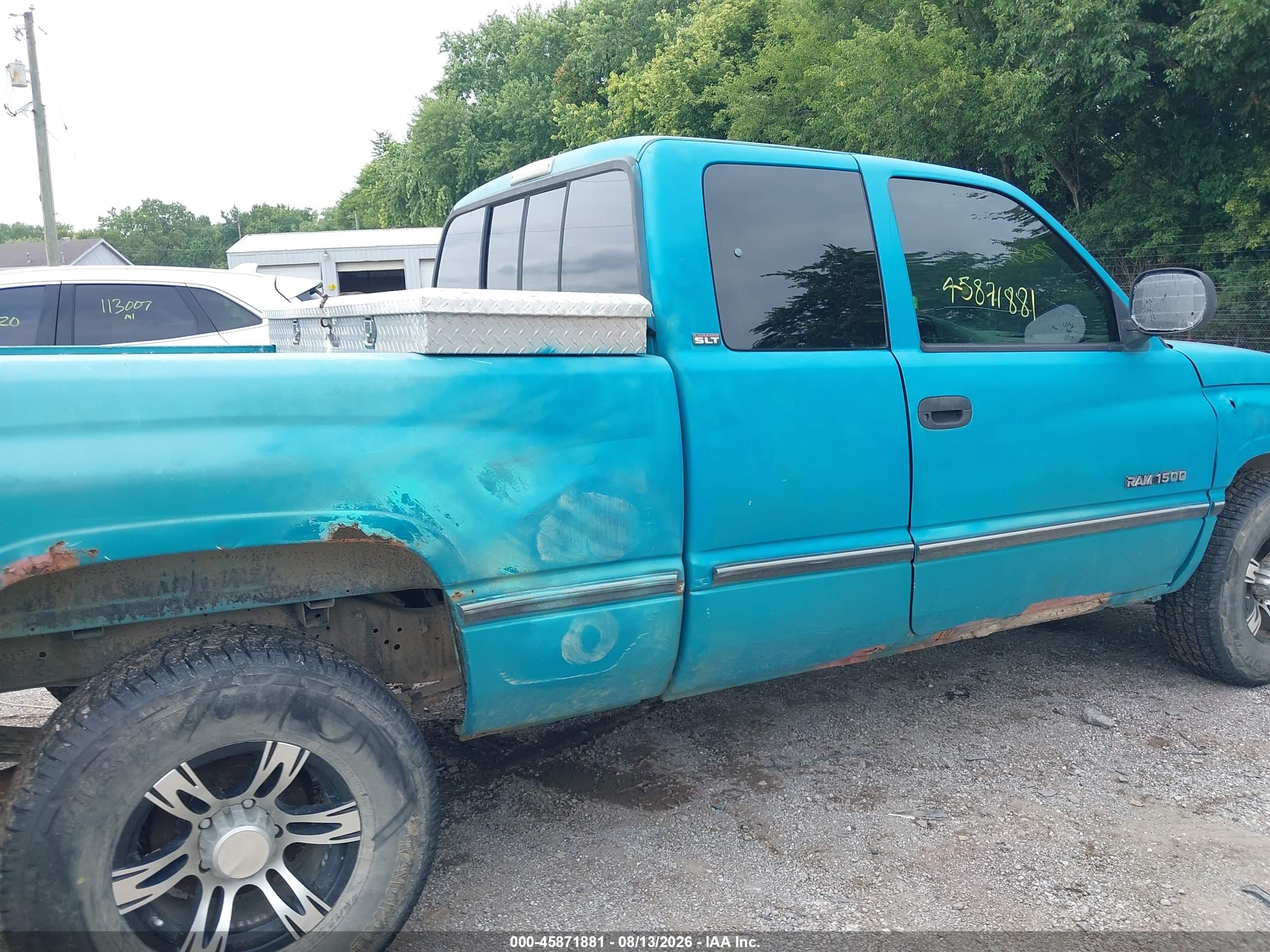 1997 Dodge Ram 1500 St Teal vin: 3B7HC13Y7VG726829