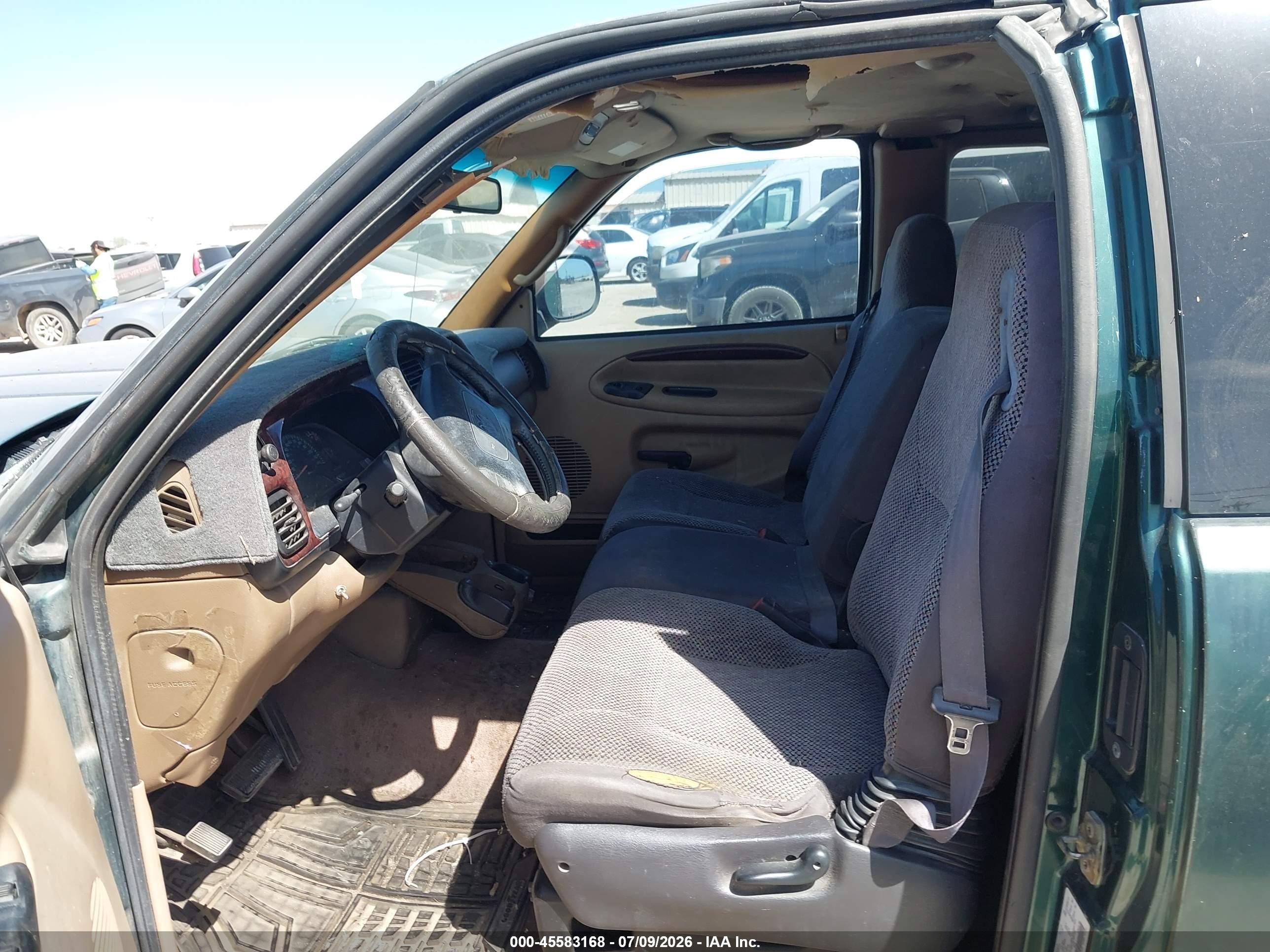 1998 Dodge Ram 1500 St Green vin: 3B7HC13Y7WG155666
