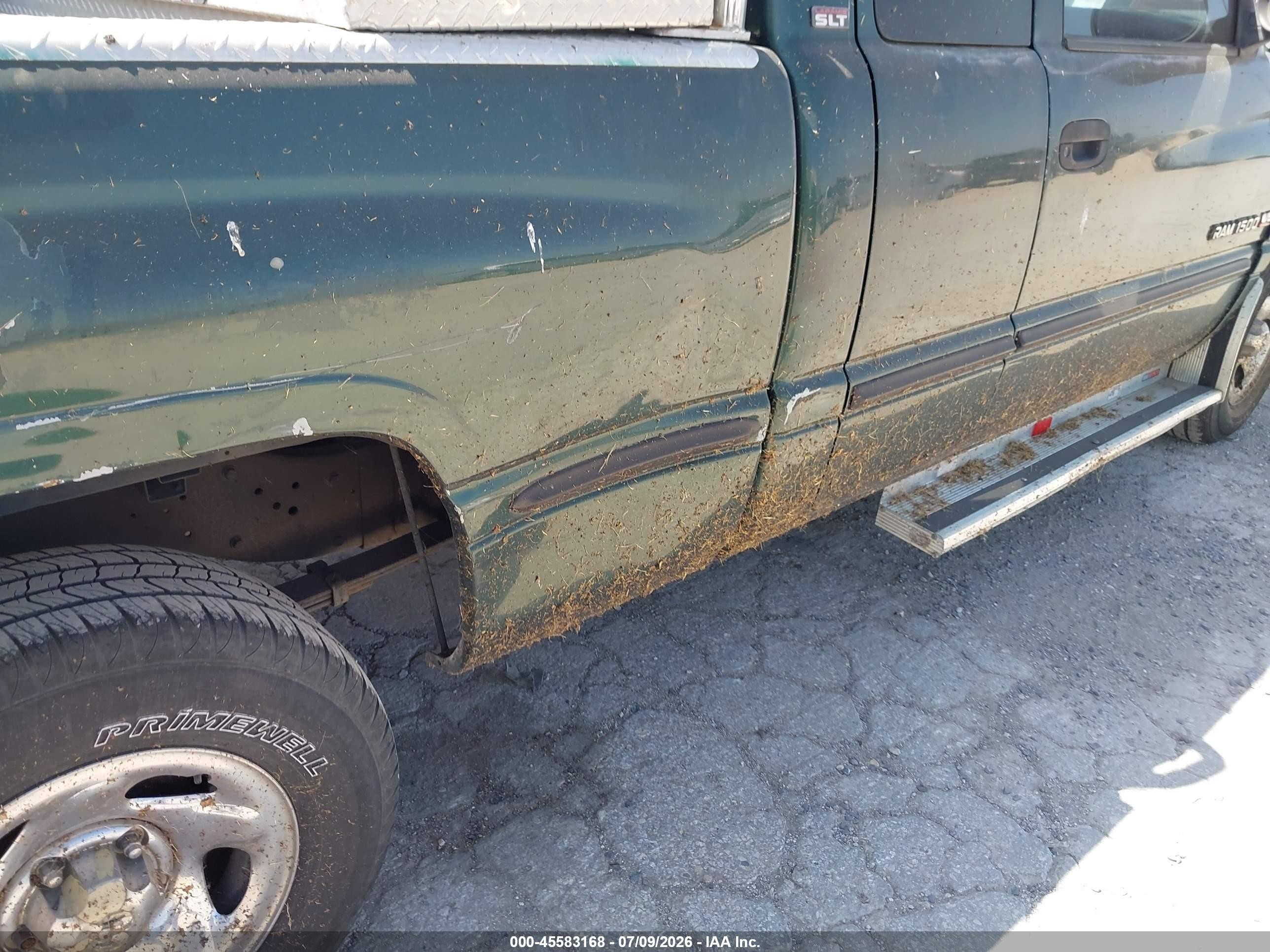 1998 Dodge Ram 1500 St Green vin: 3B7HC13Y7WG155666