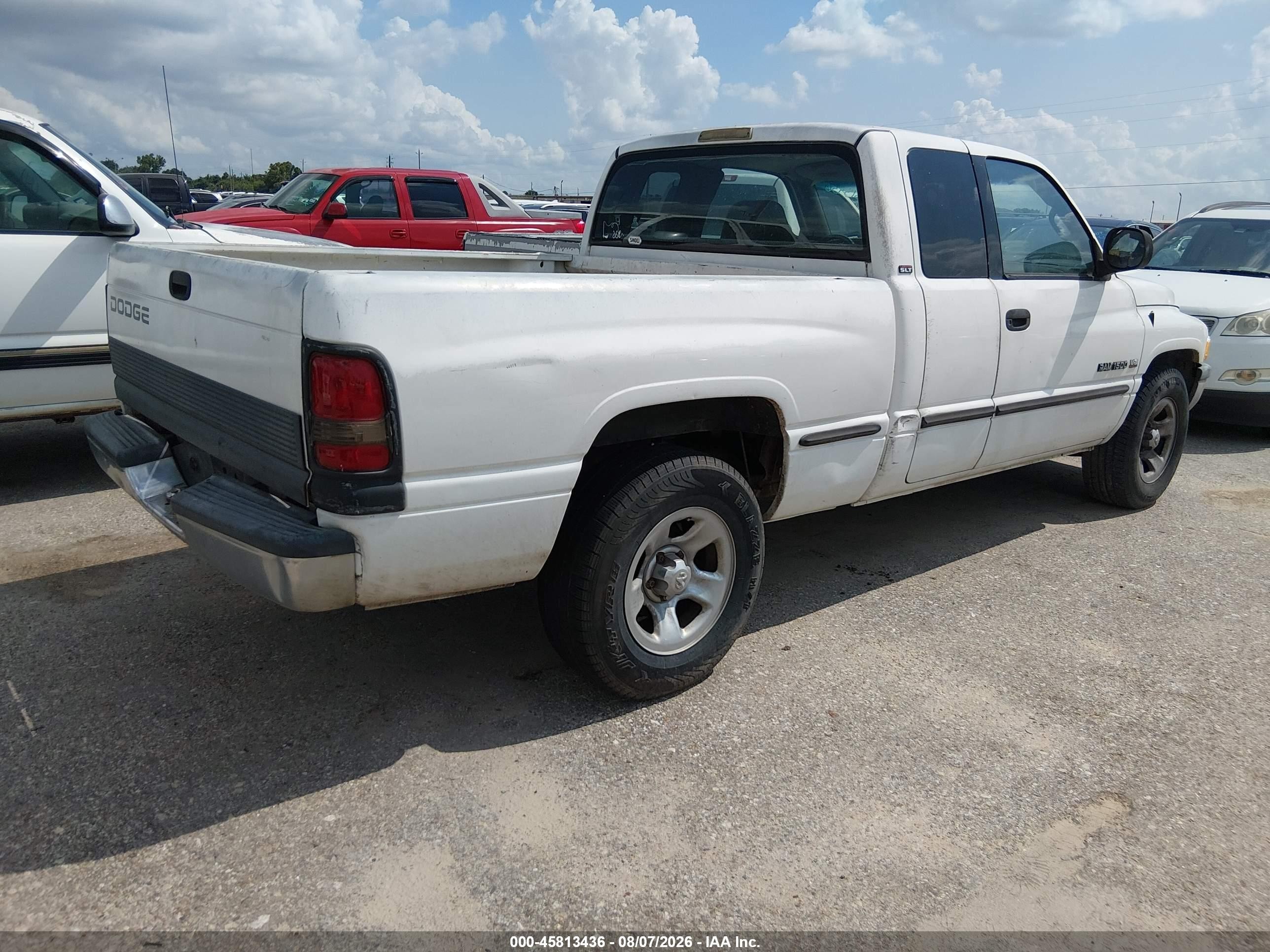 1999 Dodge Ram 1500 St White vin: 3B7HC13Y7XG103469