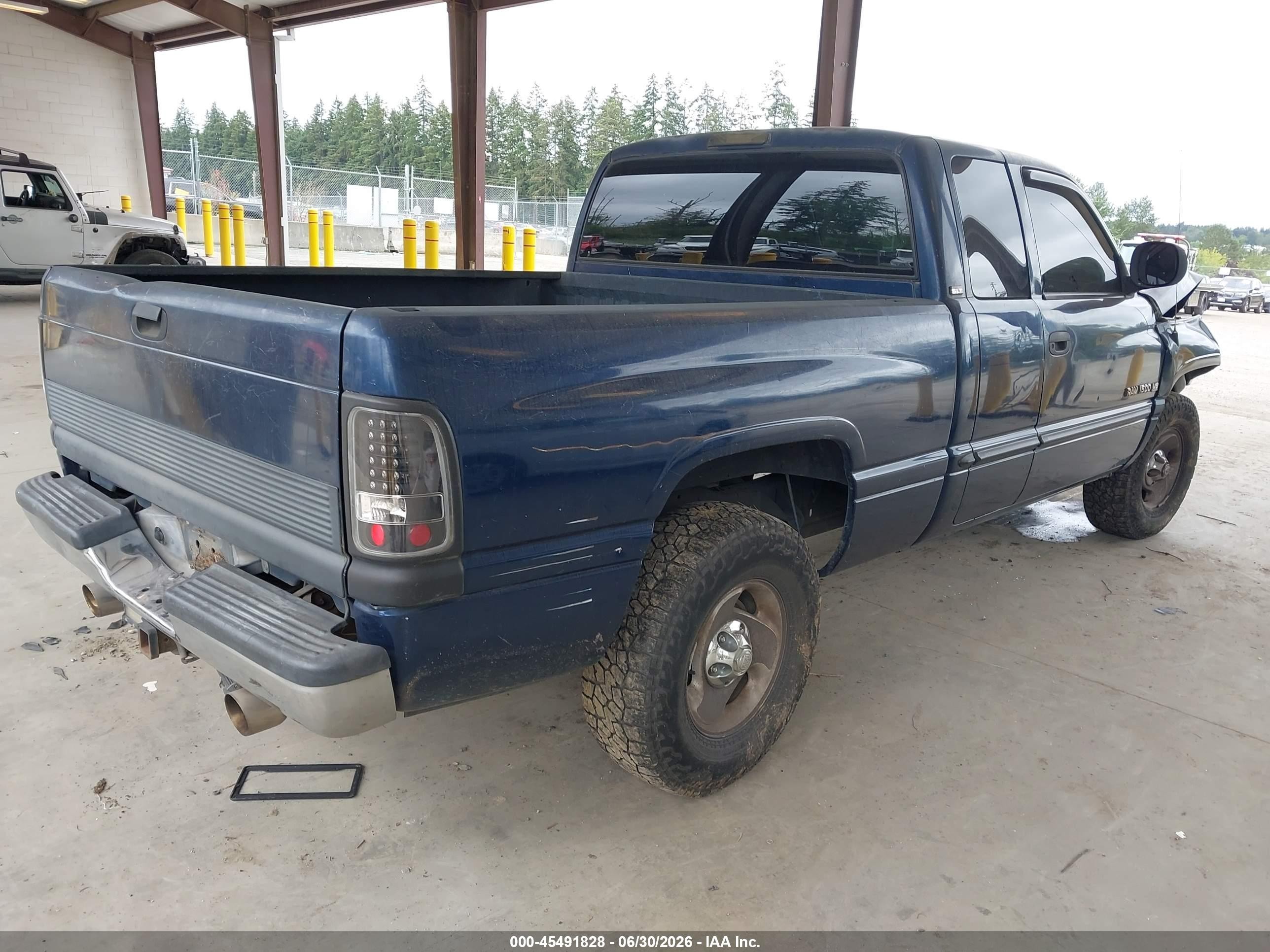 2001 Dodge Ram 1500 St Blue vin: 3B7HC13Y91M289153