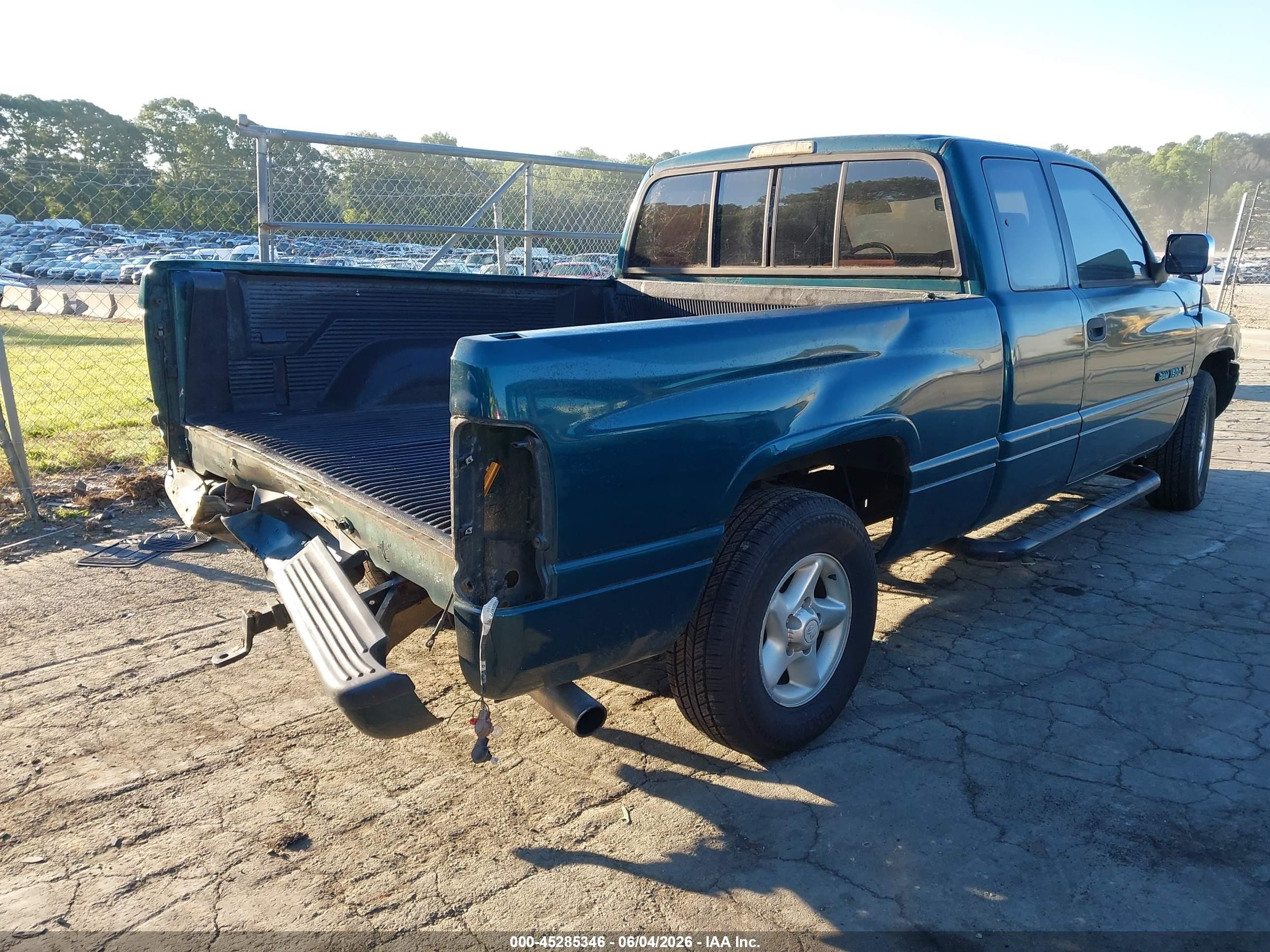 1996 Dodge Ram 1500   Green vin: 3B7HC13Y9TM167184