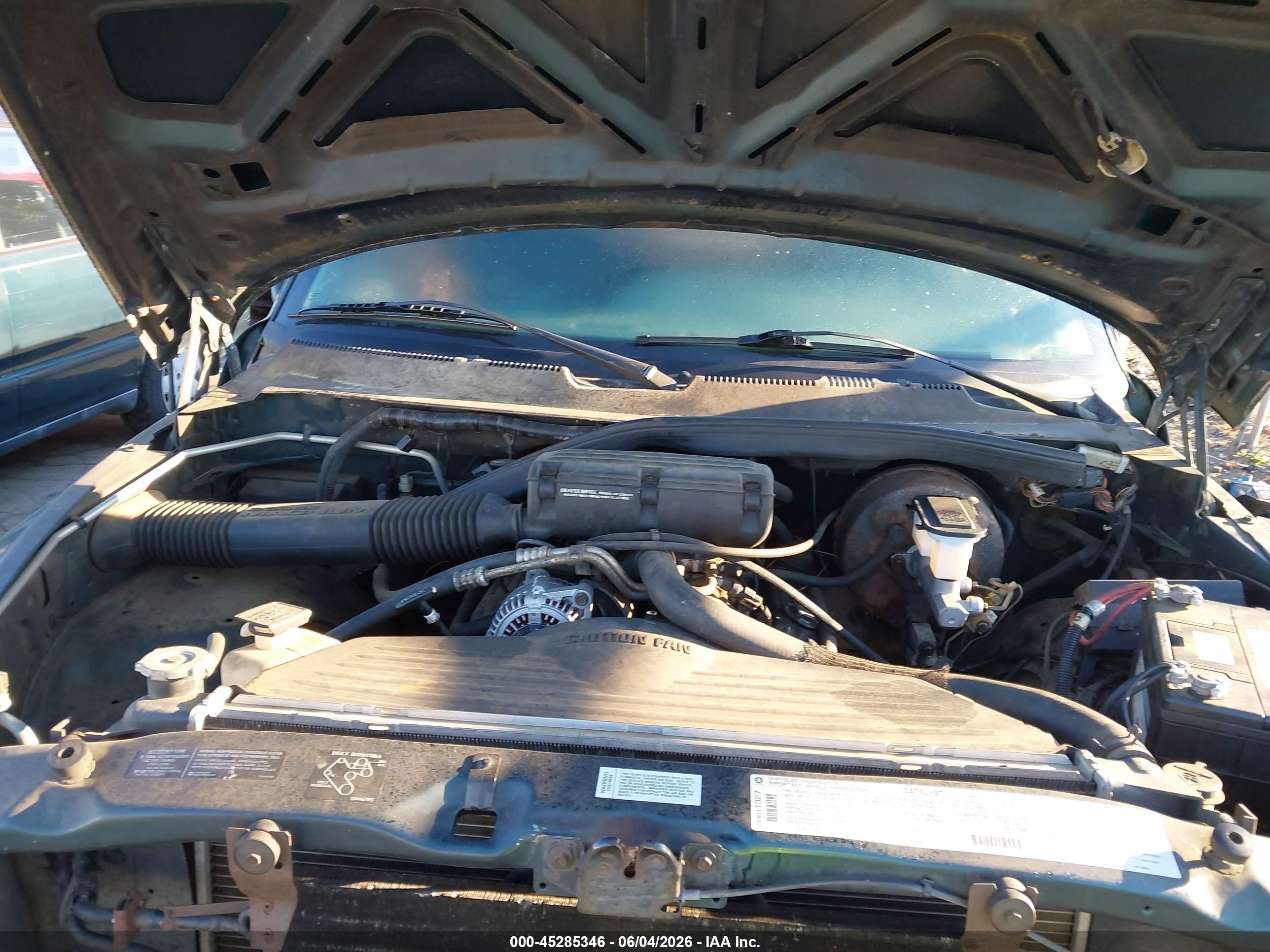 1996 Dodge Ram 1500   Green vin: 3B7HC13Y9TM167184