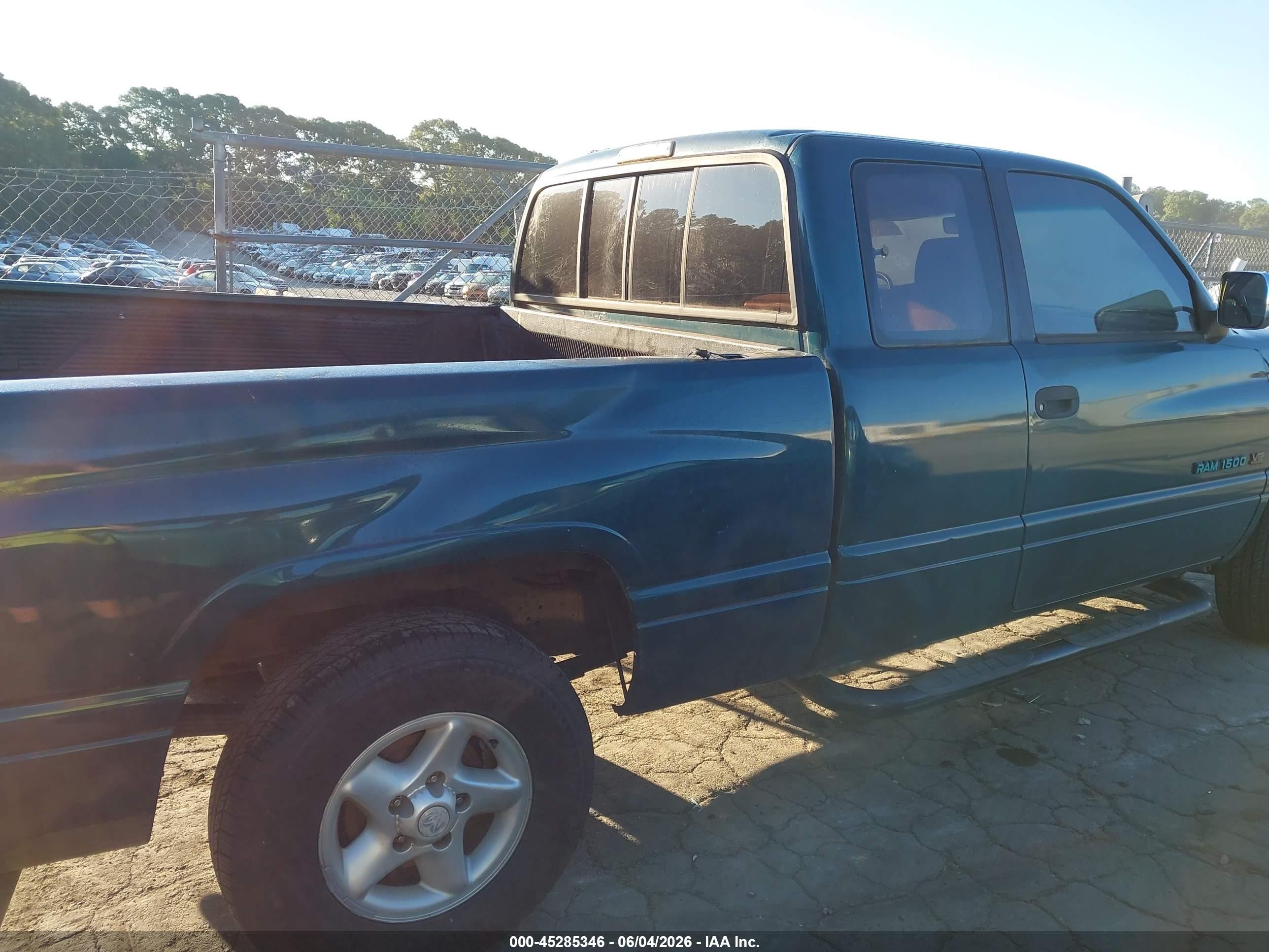 1996 Dodge Ram 1500   Green vin: 3B7HC13Y9TM167184