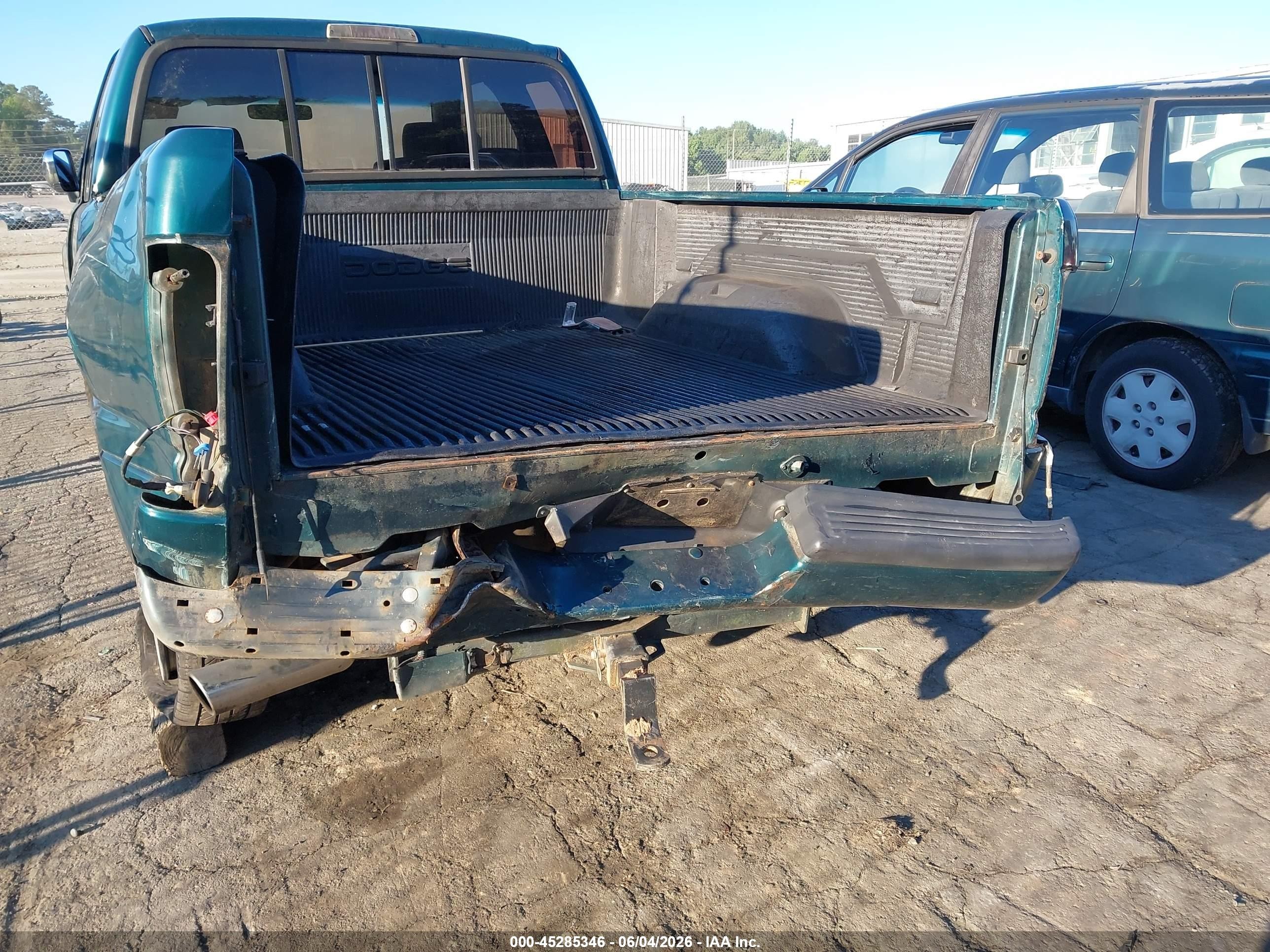 1996 Dodge Ram 1500   Green vin: 3B7HC13Y9TM167184