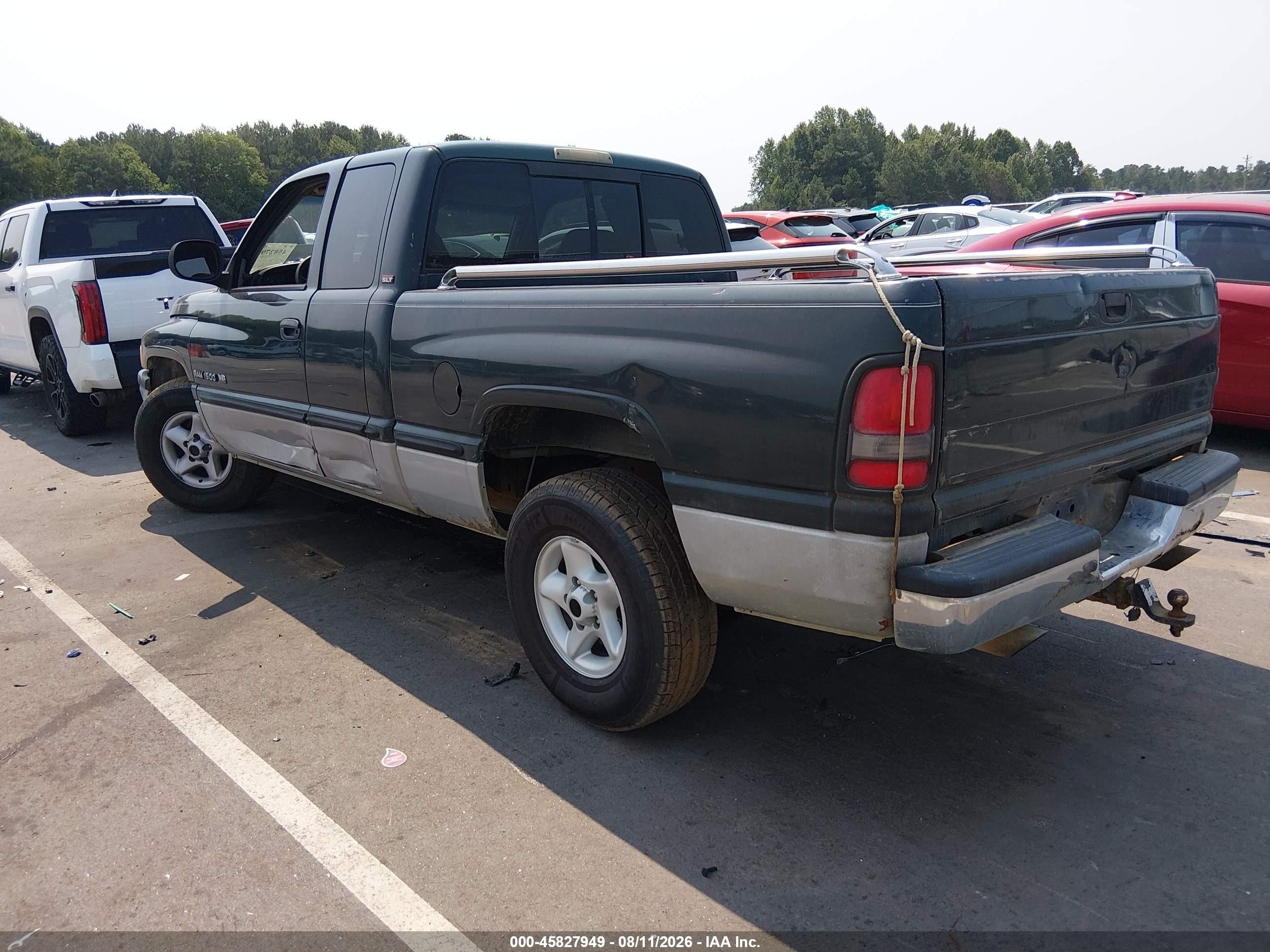 1999 Dodge Ram 1500 St Green vin: 3B7HC13YXXM547110