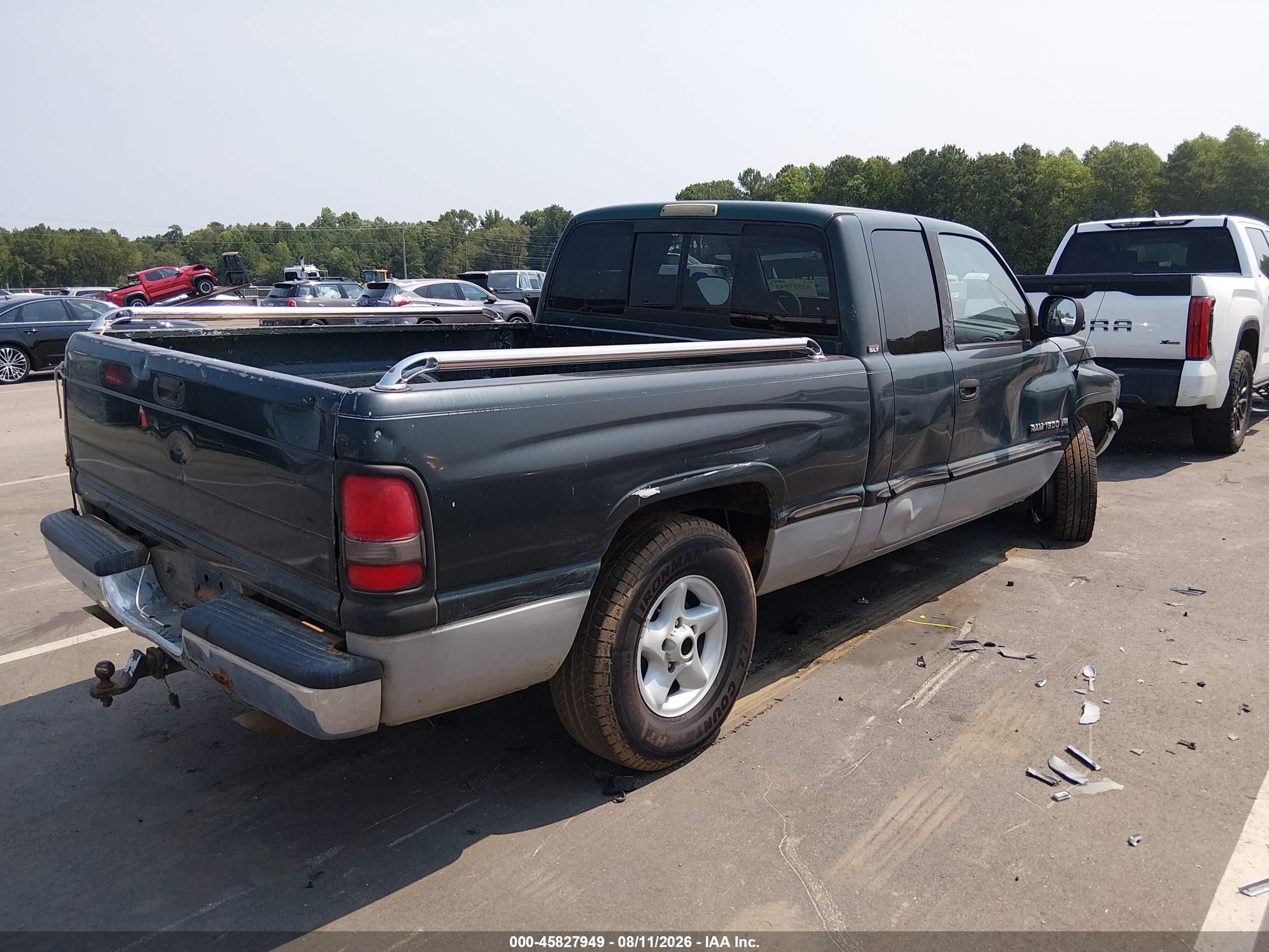 1999 Dodge Ram 1500 St Green vin: 3B7HC13YXXM547110