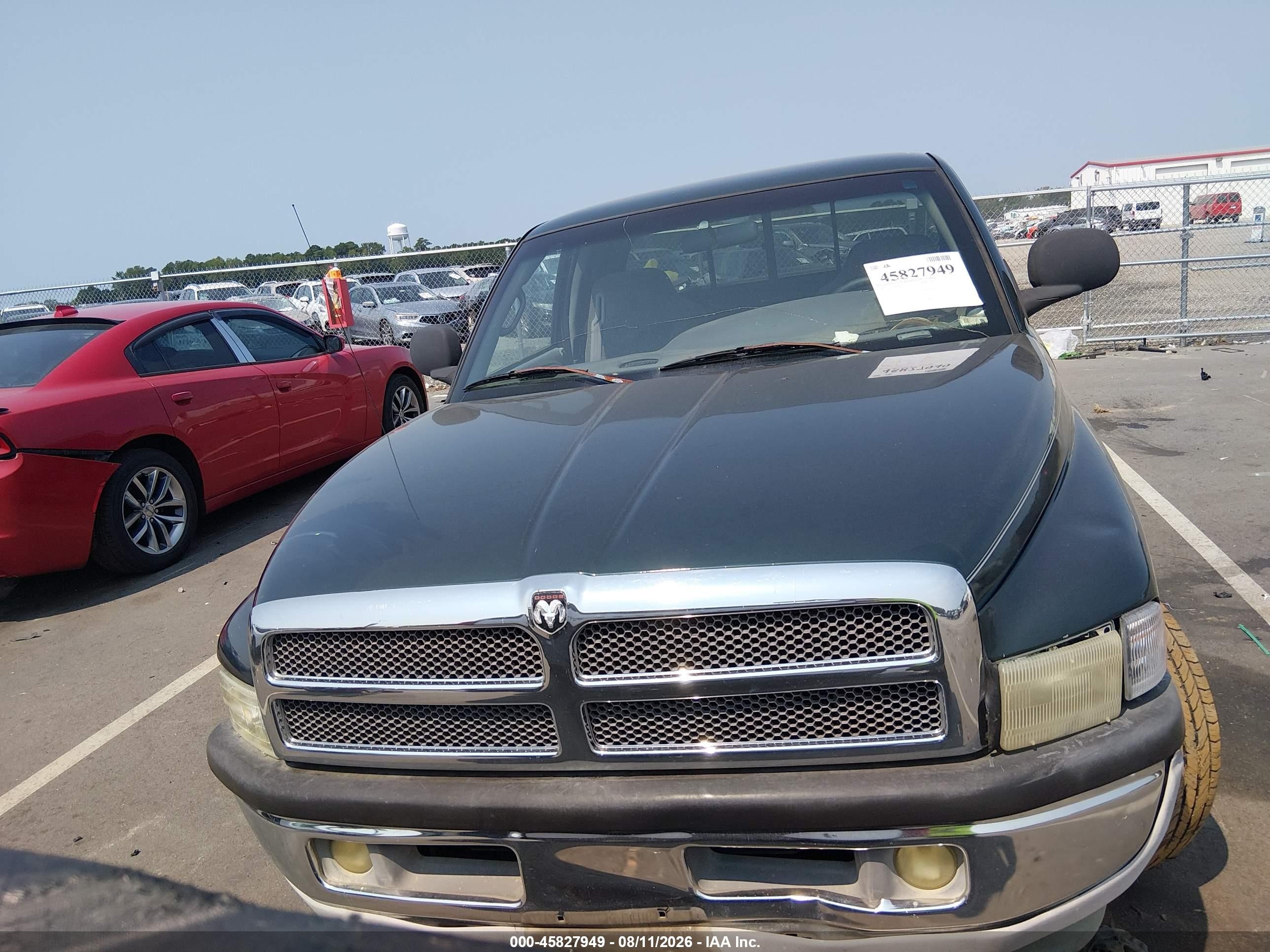 1999 Dodge Ram 1500 St Green vin: 3B7HC13YXXM547110