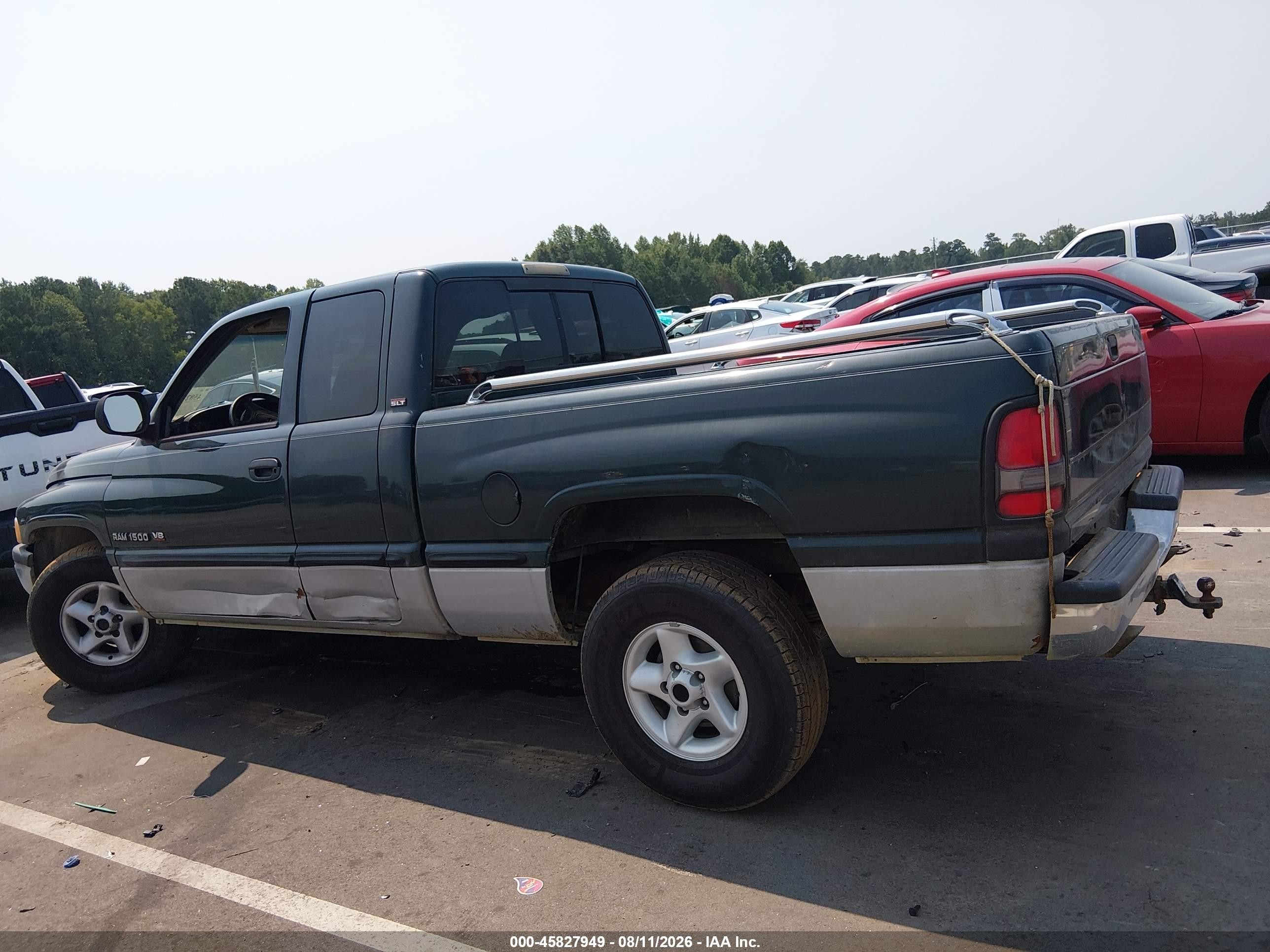 1999 Dodge Ram 1500 St Green vin: 3B7HC13YXXM547110