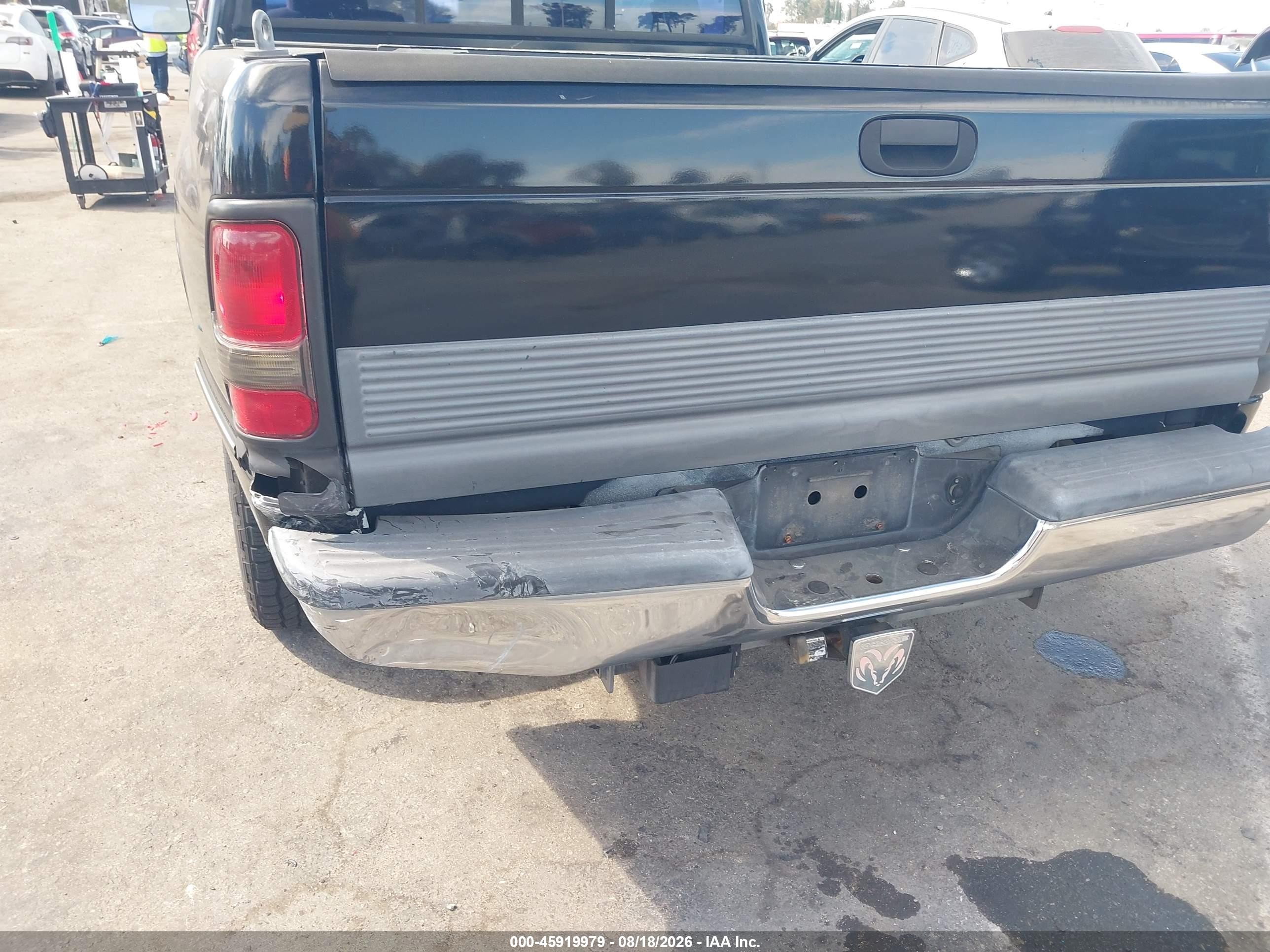 1996 Dodge Ram 1500 Black vin: 3B7HC13Z0TG138521