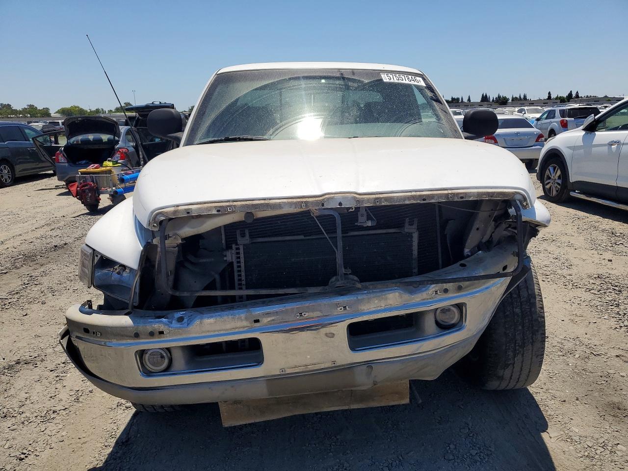 1999 Dodge Ram 1500 White vin: 3B7HC13Z0XG101975