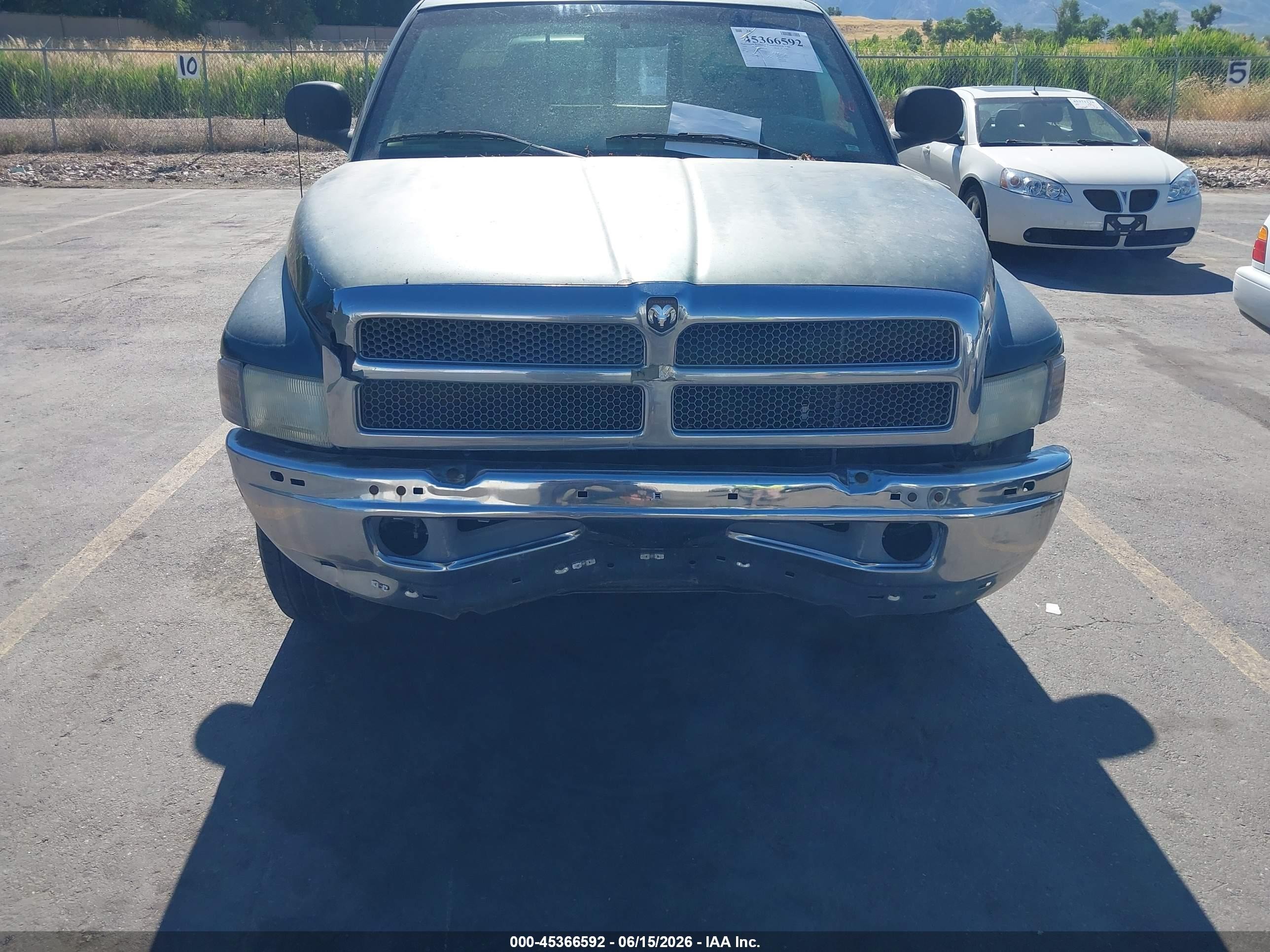 1999 Dodge Ram 1500 Green vin: 3B7HC13Z1XM548865