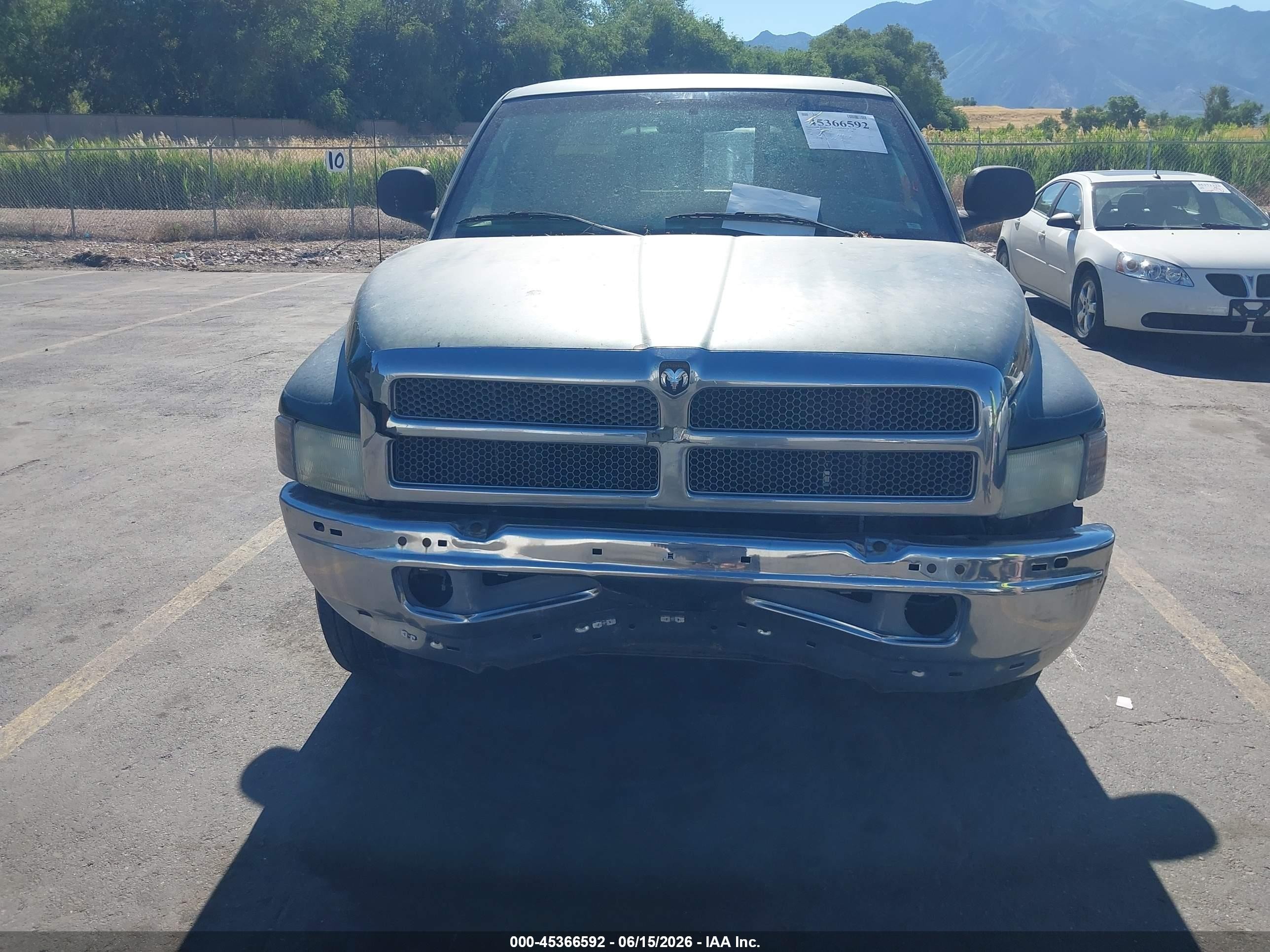 1999 Dodge Ram 1500 Green vin: 3B7HC13Z1XM548865