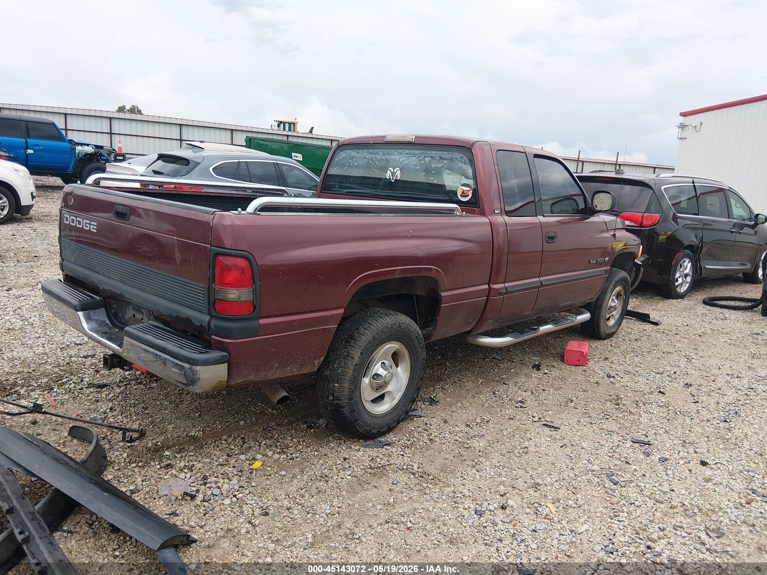 2001 Dodge Ram 1500 St Burgundy vin: 3B7HC13Z21G246619