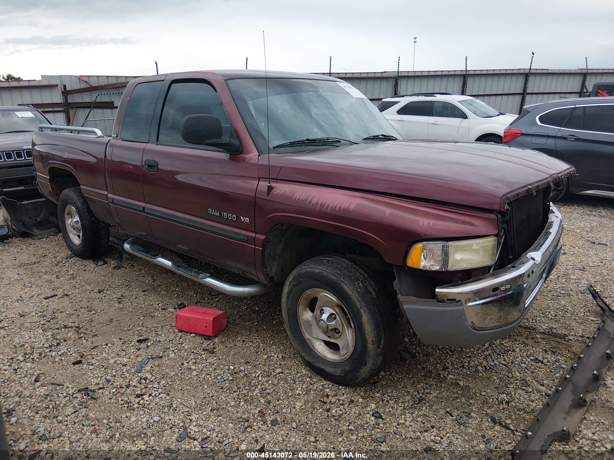 2001 Dodge Ram 1500 St Burgundy vin: 3B7HC13Z21G246619
