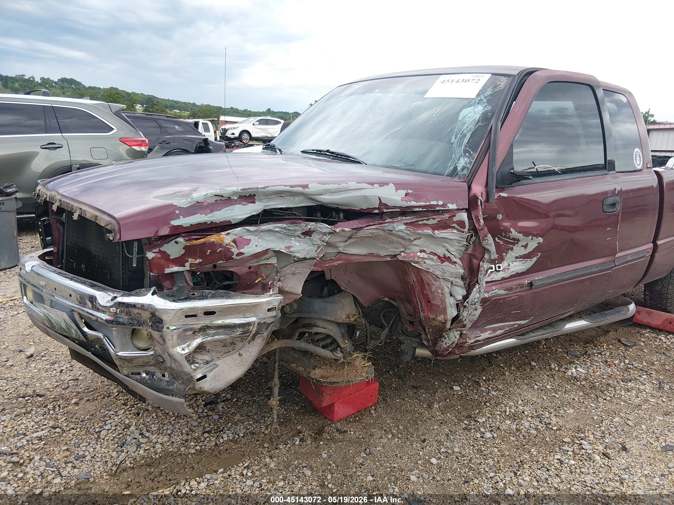 2001 Dodge Ram 1500 St Burgundy vin: 3B7HC13Z21G246619