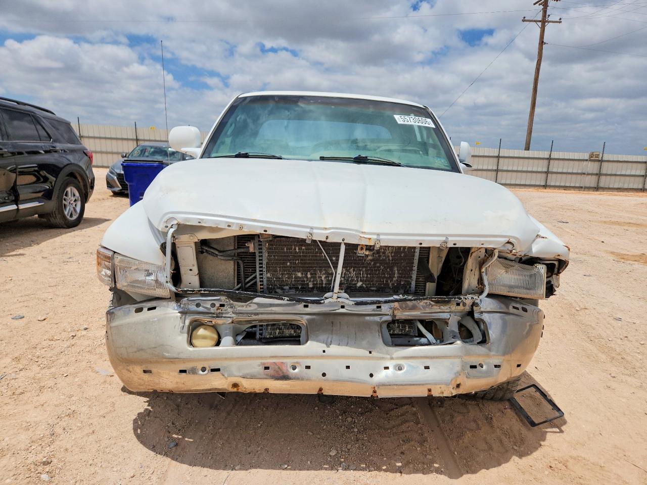 2001 Dodge Ram 1500 White vin: 3B7HC13Z21M517437