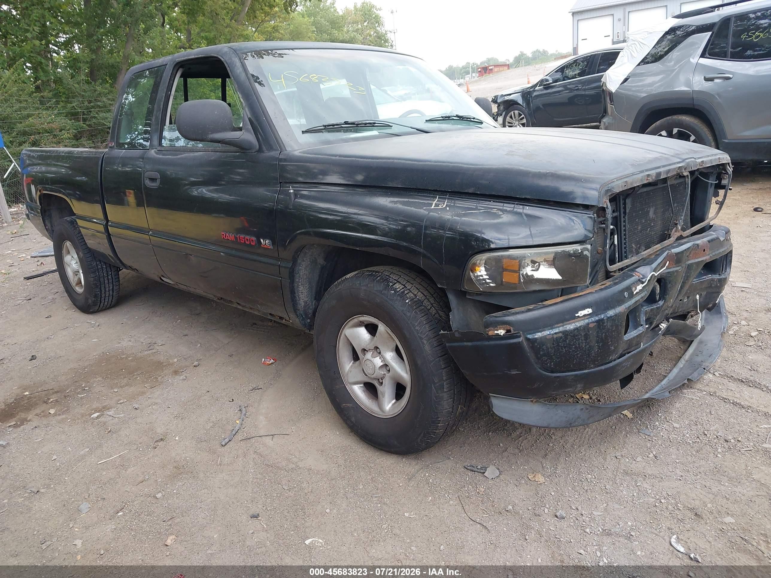 1996 Dodge Ram 1500   Black vin: 3B7HC13Z2TG113779