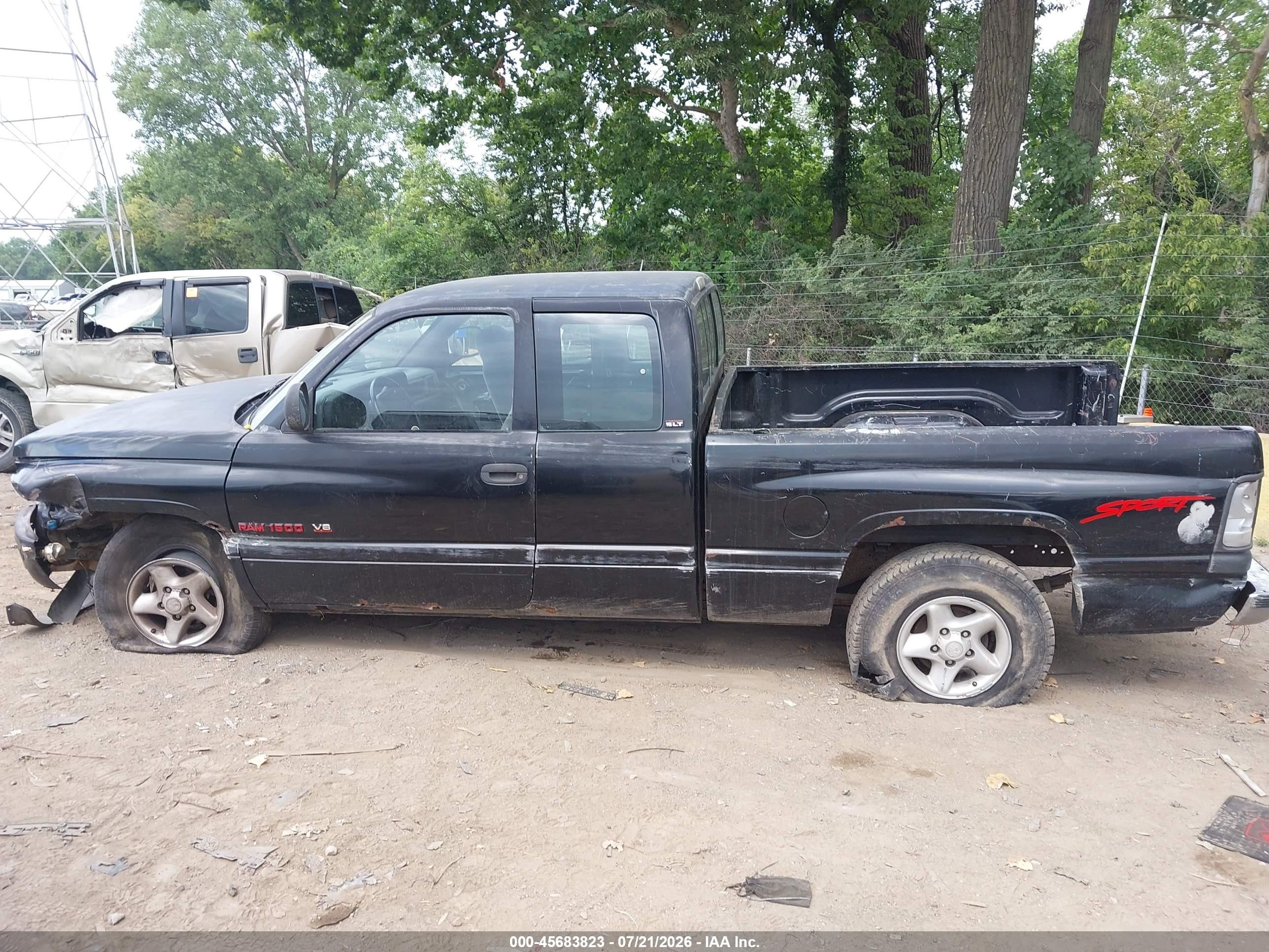 1996 Dodge Ram 1500   Black vin: 3B7HC13Z2TG113779