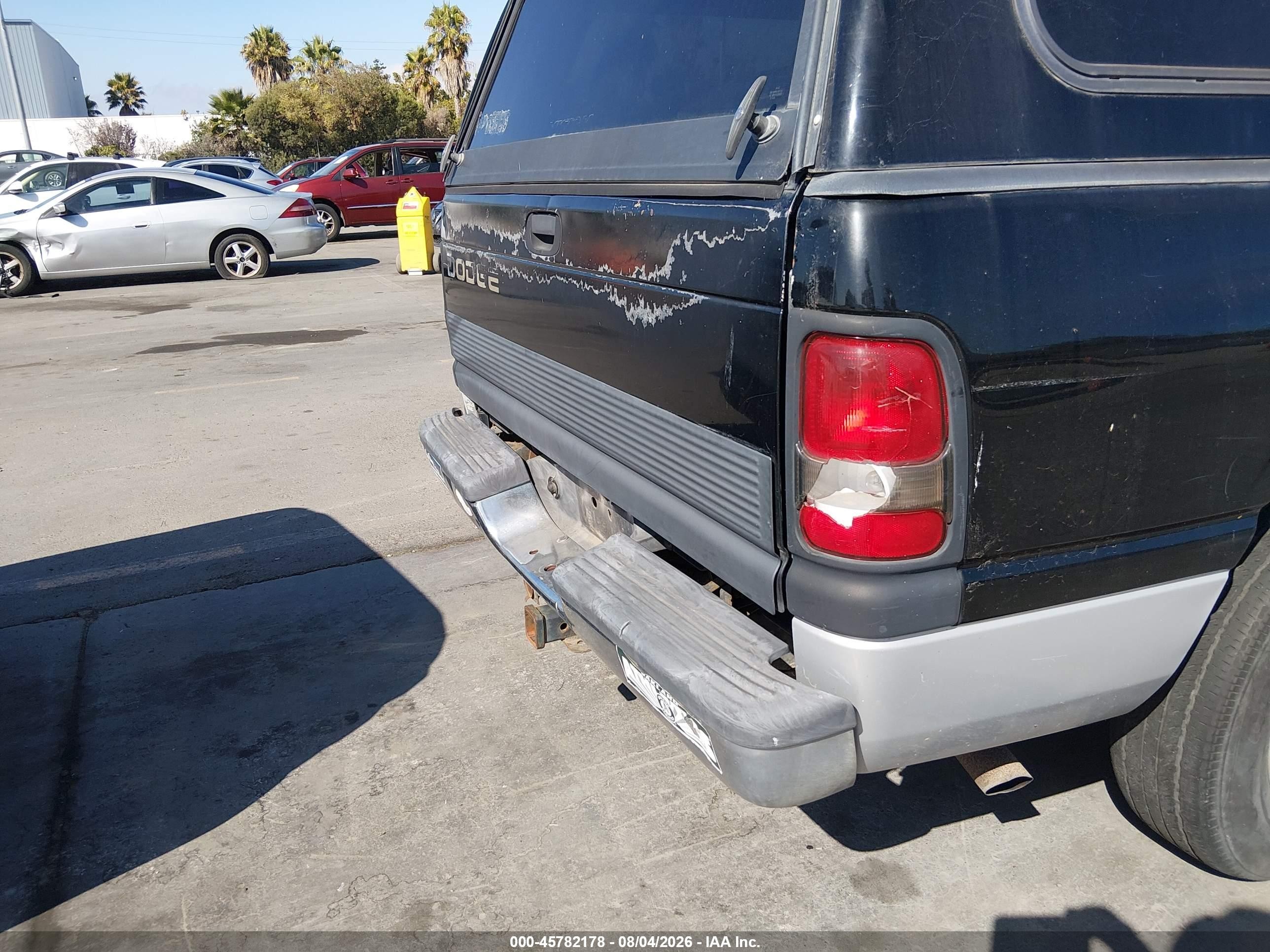 1999 Dodge Ram 1500 St Black vin: 3B7HC13Z3XG157960