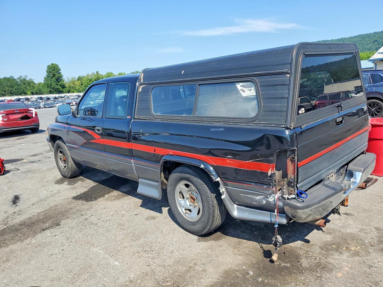 1996 Dodge Ram 1500 Black vin: 3B7HC13Z4TG160912