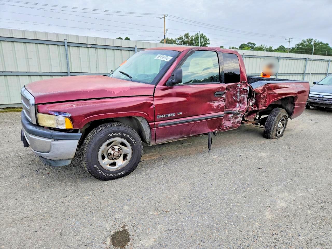 2001 Dodge Ram 1500 Burgundy vin: 3B7HC13Z51G207250