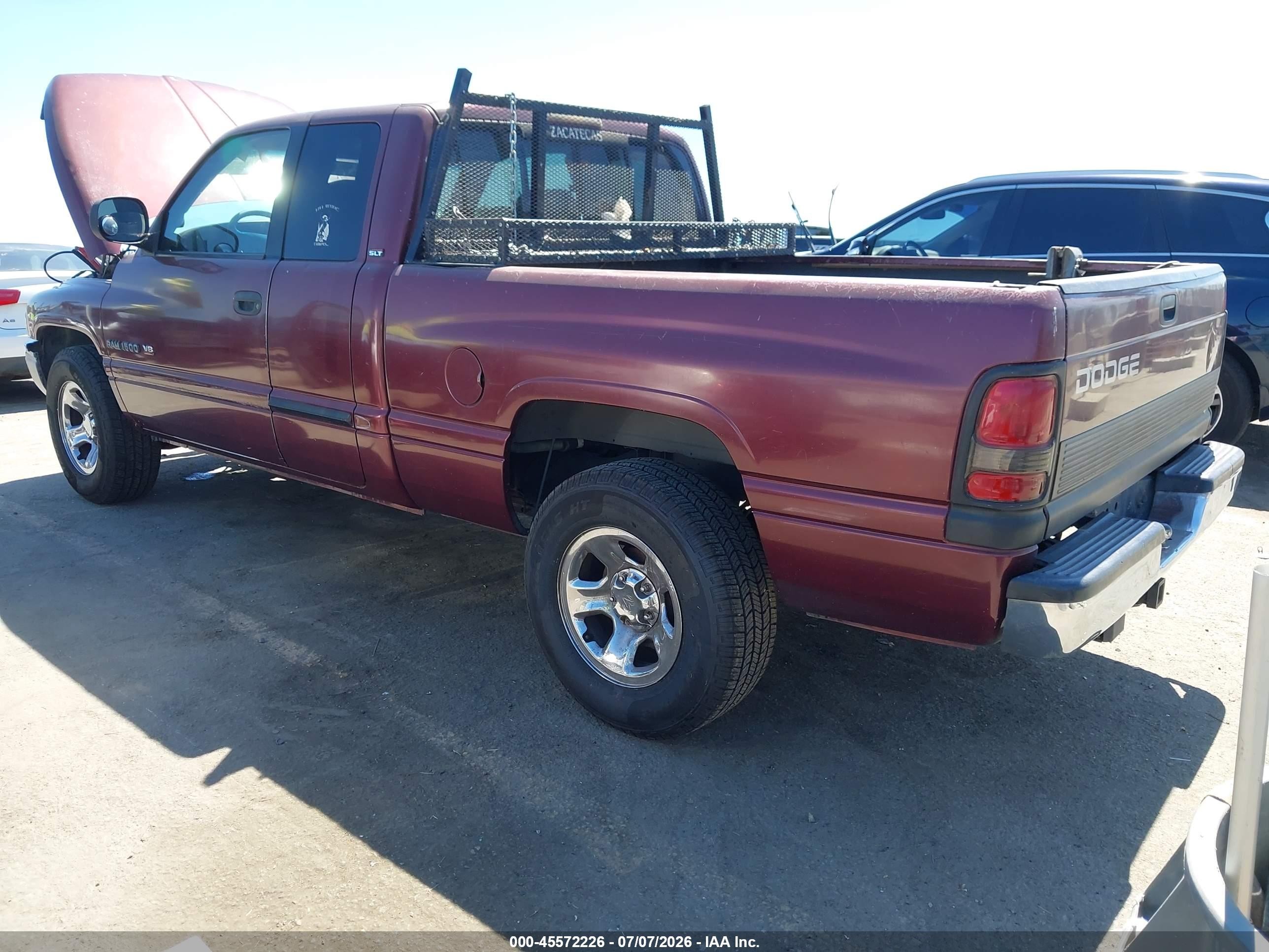 2001 Dodge Ram 1500 St Burgundy vin: 3B7HC13Z51G246016