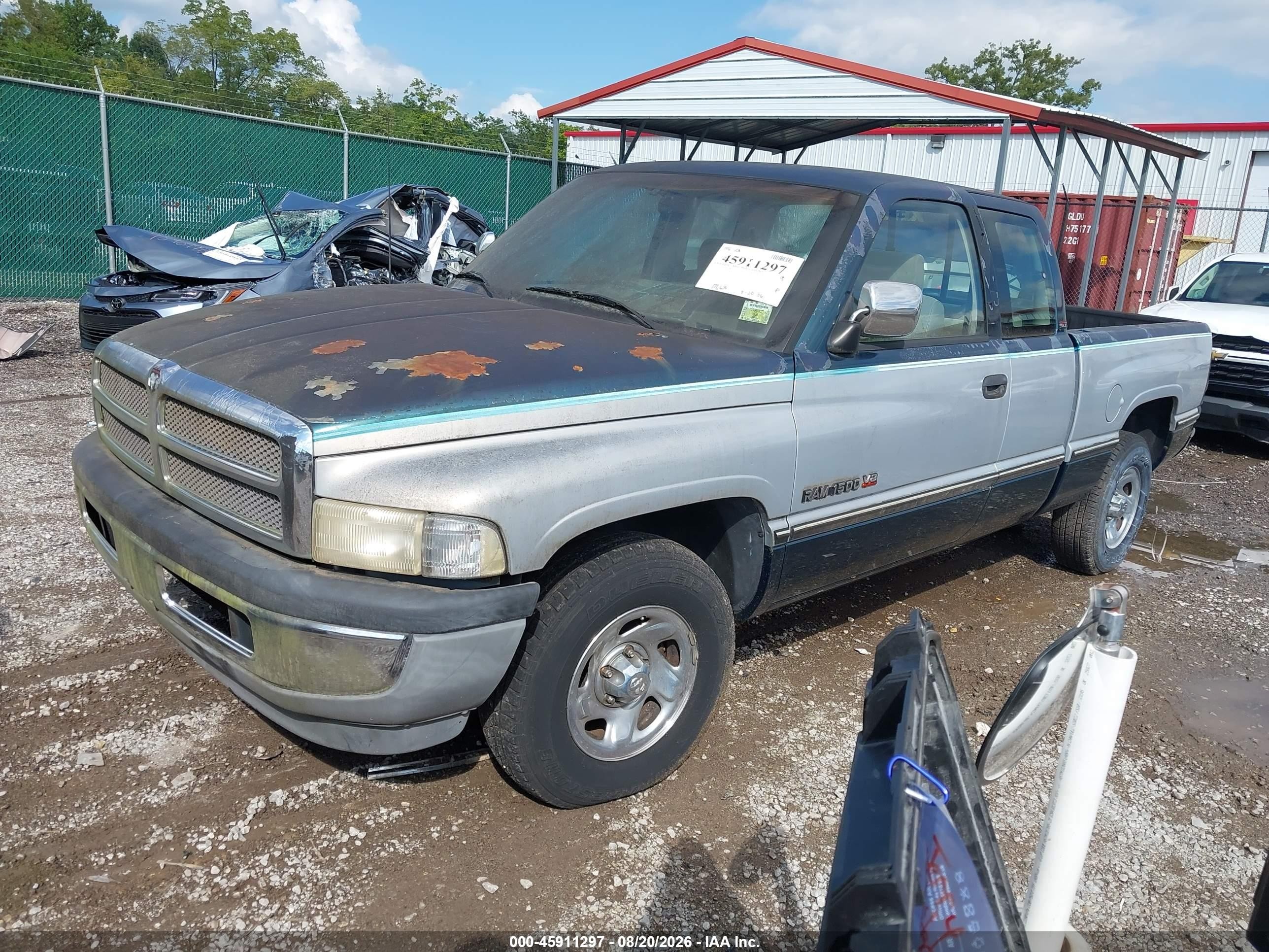 1995 Dodge Ram 1500   Blue vin: 3B7HC13Z7SM167210