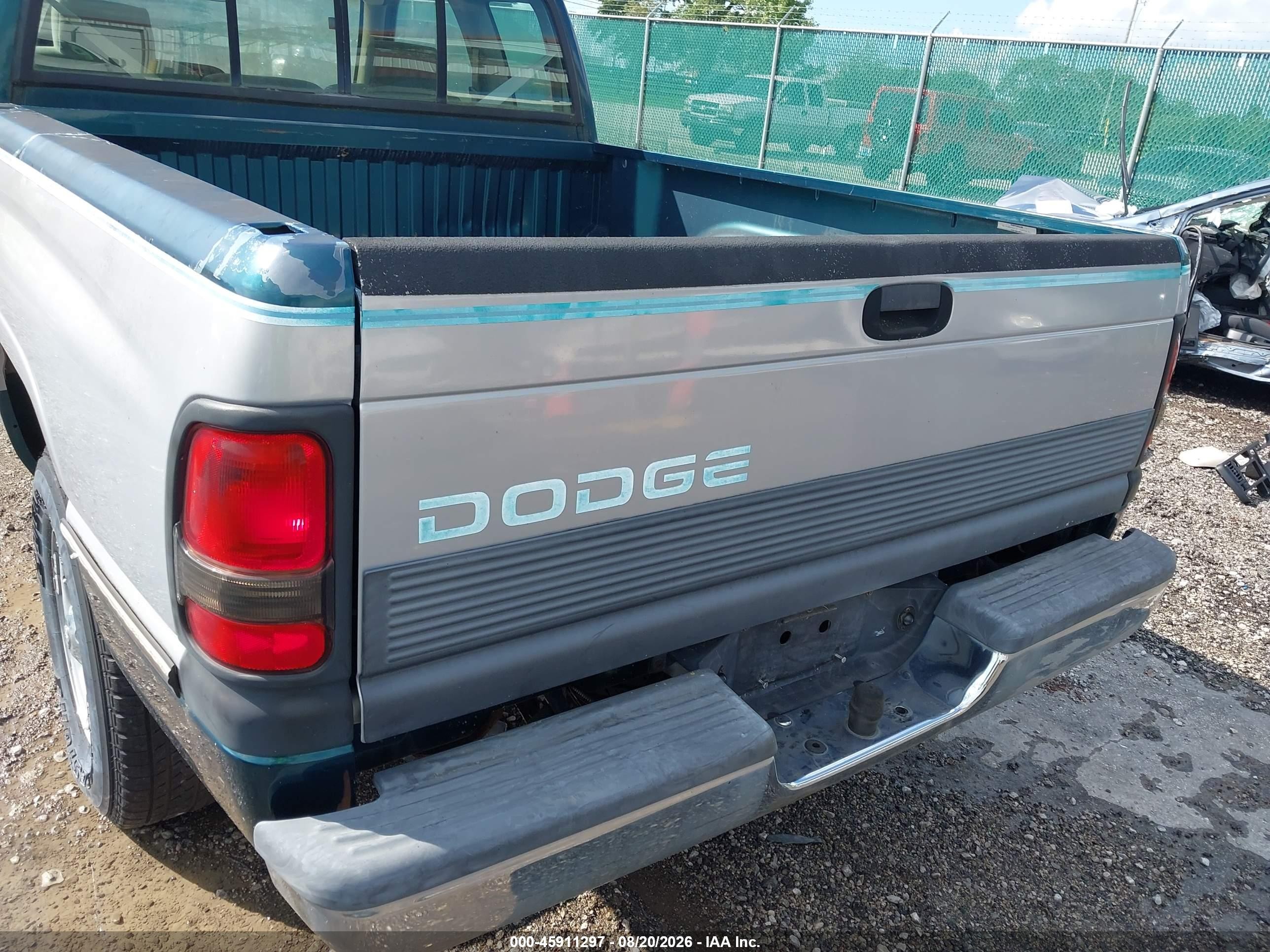 1995 Dodge Ram 1500   Blue vin: 3B7HC13Z7SM167210