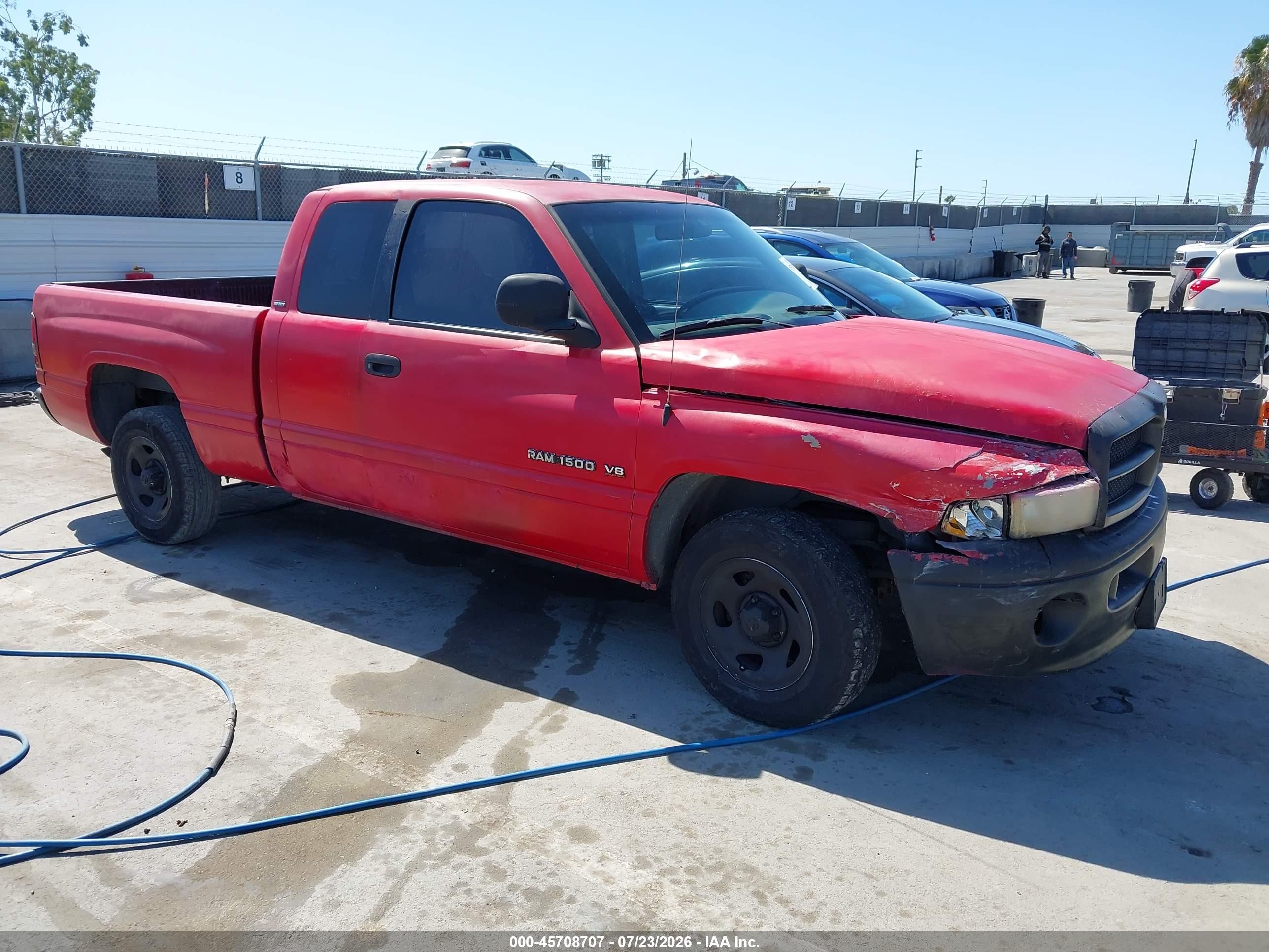 2001 Dodge Ram 1500 St Red vin: 3B7HC13Z81M565024
