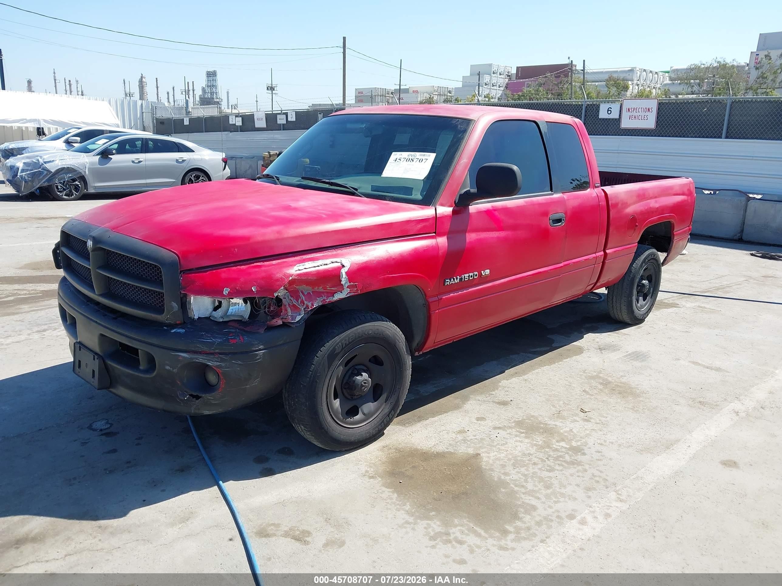 2001 Dodge Ram 1500 St Red vin: 3B7HC13Z81M565024
